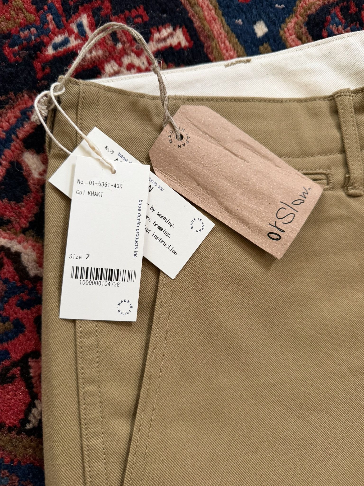 Orslow Khaki Army Trouser / Chinos - Size 2 Size US 31 - 3 Thumbnail
