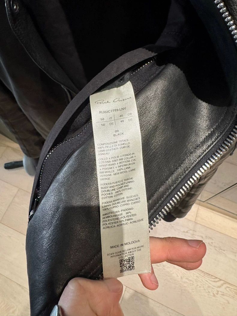 Rick Owens Rick Owens Leather Flight Jacket Fall Winter-2506 Size US L / EU 52-54 / 3 - 3 Thumbnail