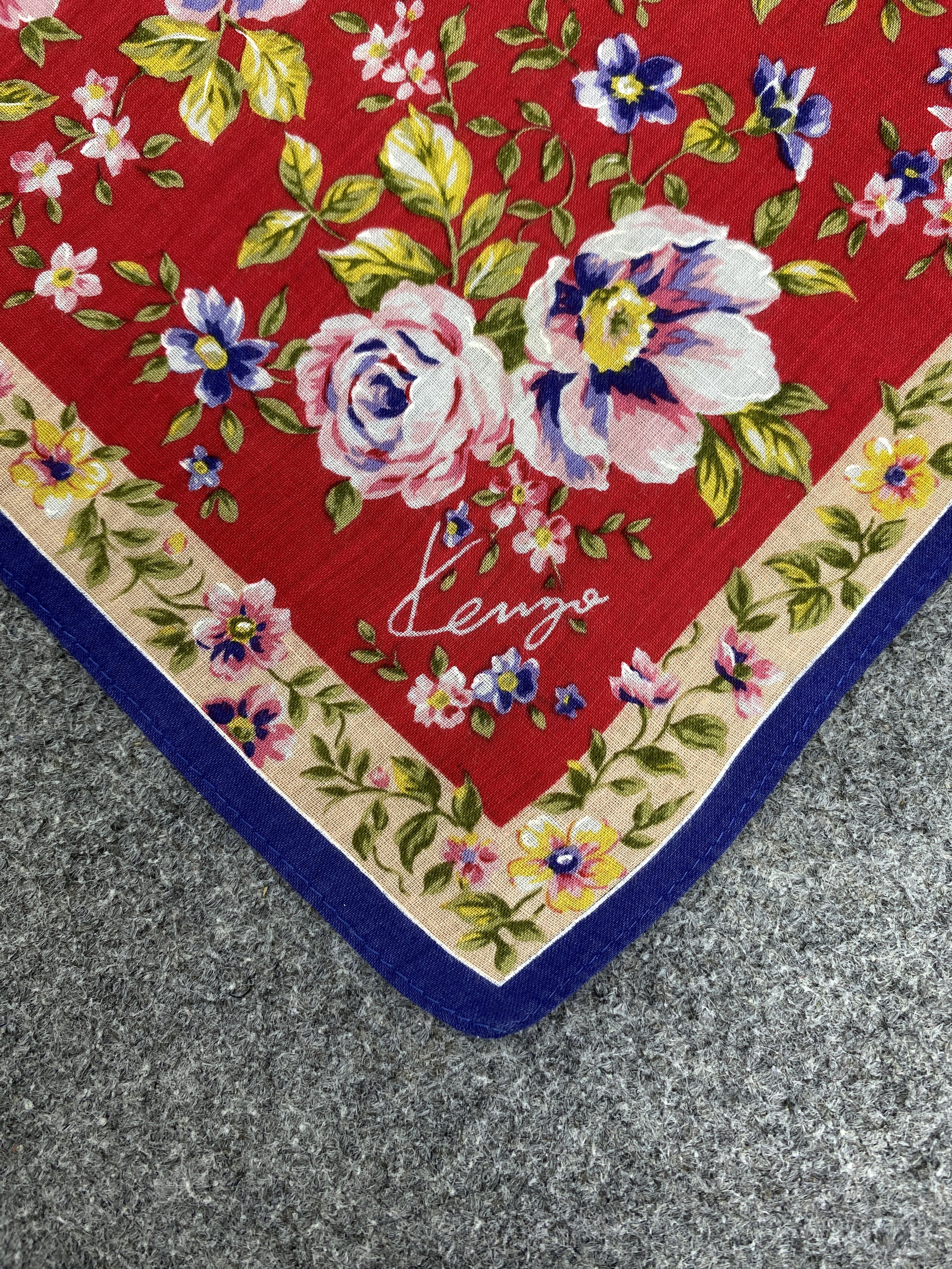 Kenzo Kenzo Handkerchief / Bandana / Neckerchief HKC0384 Size ONE SIZE - 5 Thumbnail