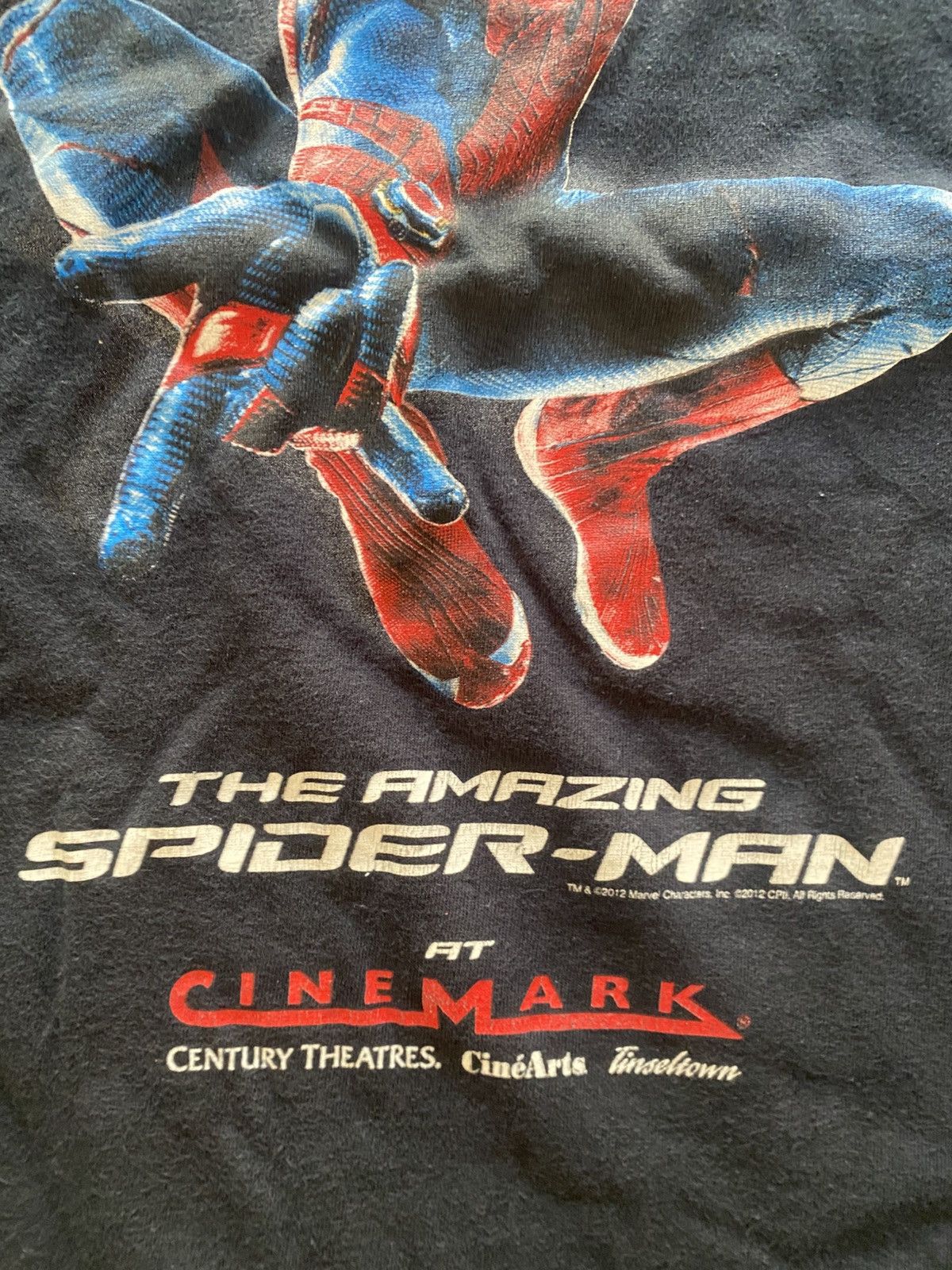 Vintage Vintage Amazing Spiderman Movie Promo Tee Size US XL / EU 56 / 4 - 4 Thumbnail