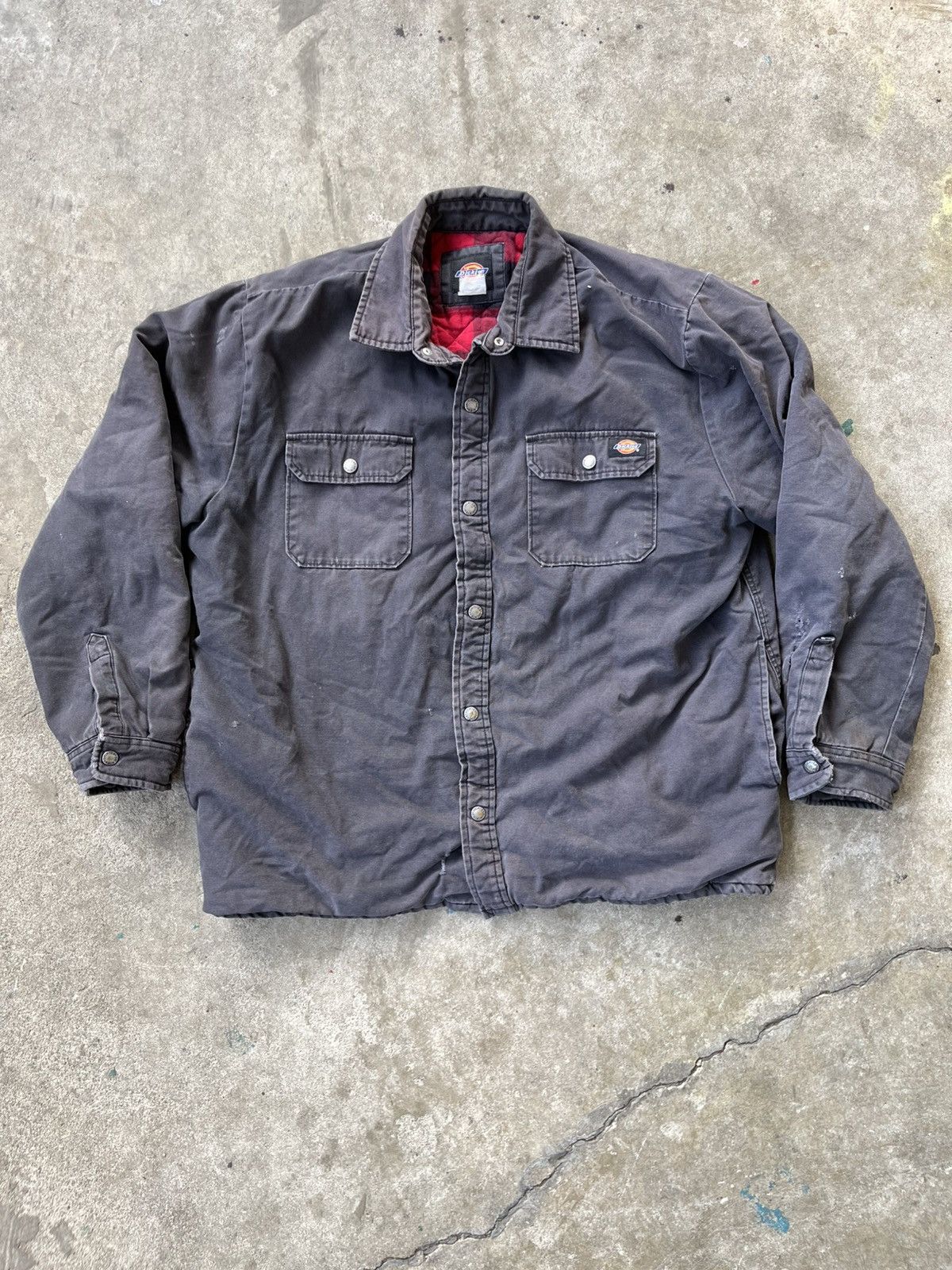 Vintage Dickies Flannel Lined Work Jacket