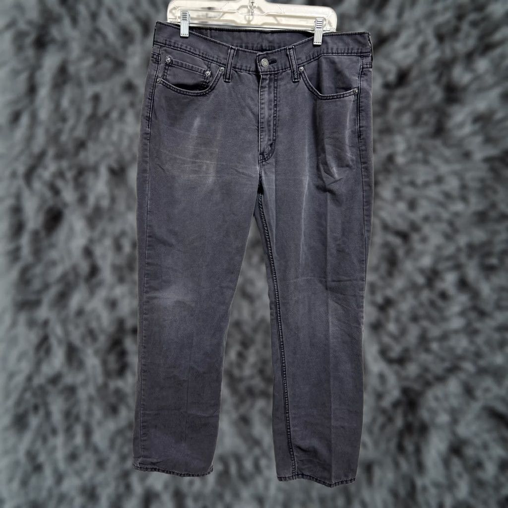 Levi's Levi's Jeans 514 Mens 36x32 Gray Denim 5-Pocket Straight Fit Regular Waist Inseam 32 Theme Outdoor Vintage No Black Label? Size US 36 / EU 52 - 1 Thumbnail