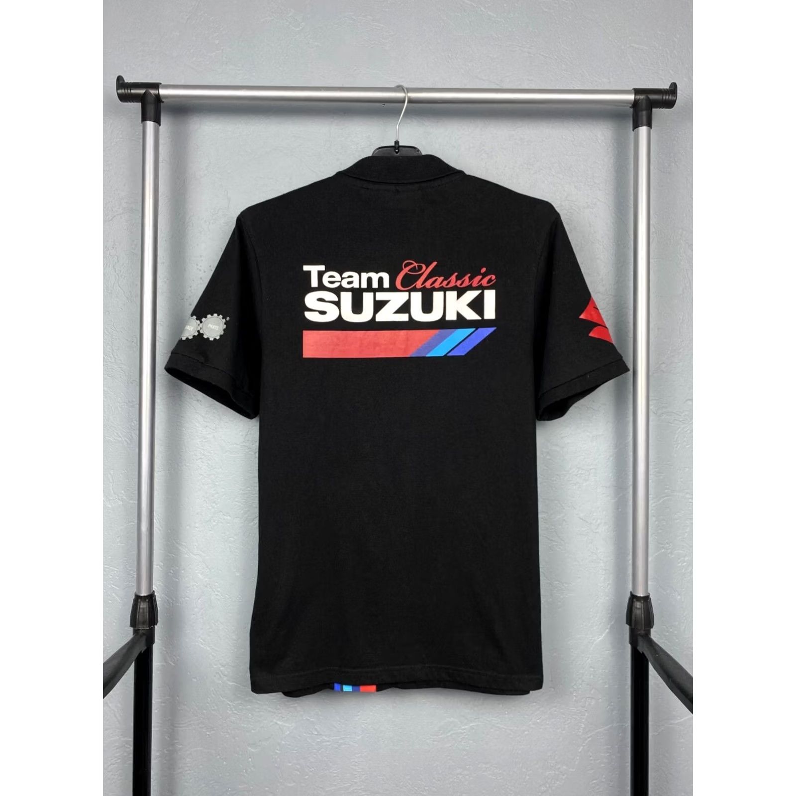Vintage Suzuki Racing Team Vintage Mens Polo Shirt Size S Black Polo Mens Size US S / EU 44-46 / 1 - 6 Thumbnail