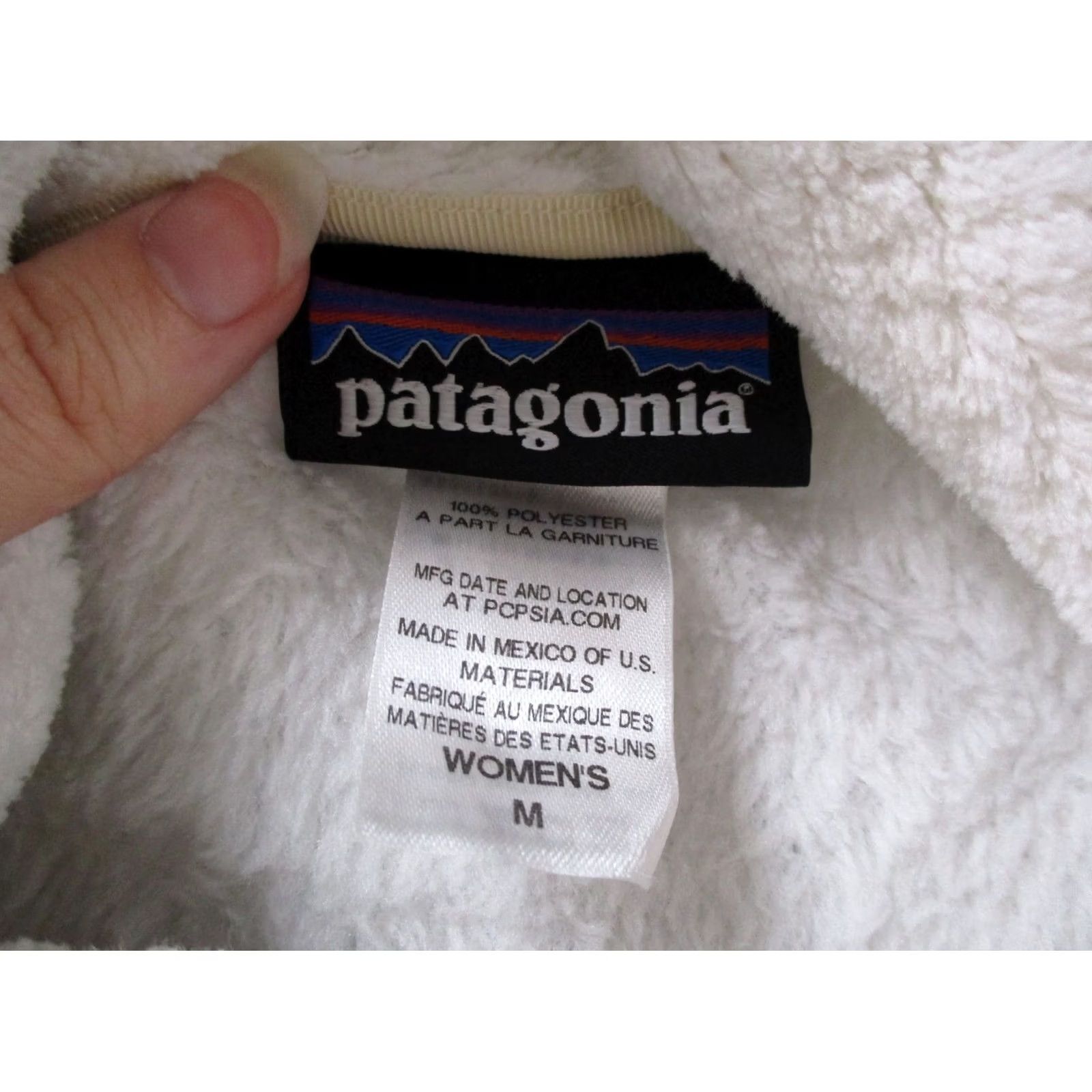 Patagonia Patagonia Vest Jacket Women M White Fleece Logo Outdoor Hiking Casual Size M / US 6-8 / IT 42-44 - 6 Thumbnail