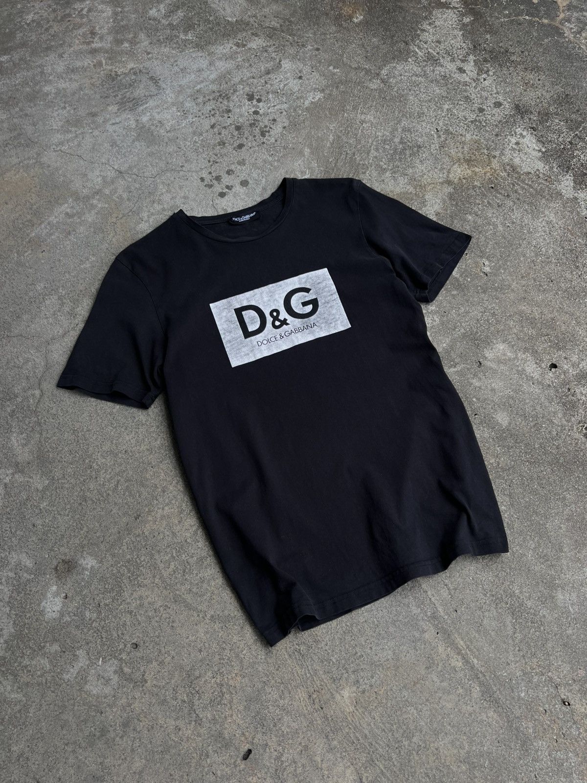 Dolce & Gabbana Dolce Gabbana y2k Big Box Logo T-shirt Indie Sleaze If Six Size US L / EU 52-54 / 3 - 2 Thumbnail
