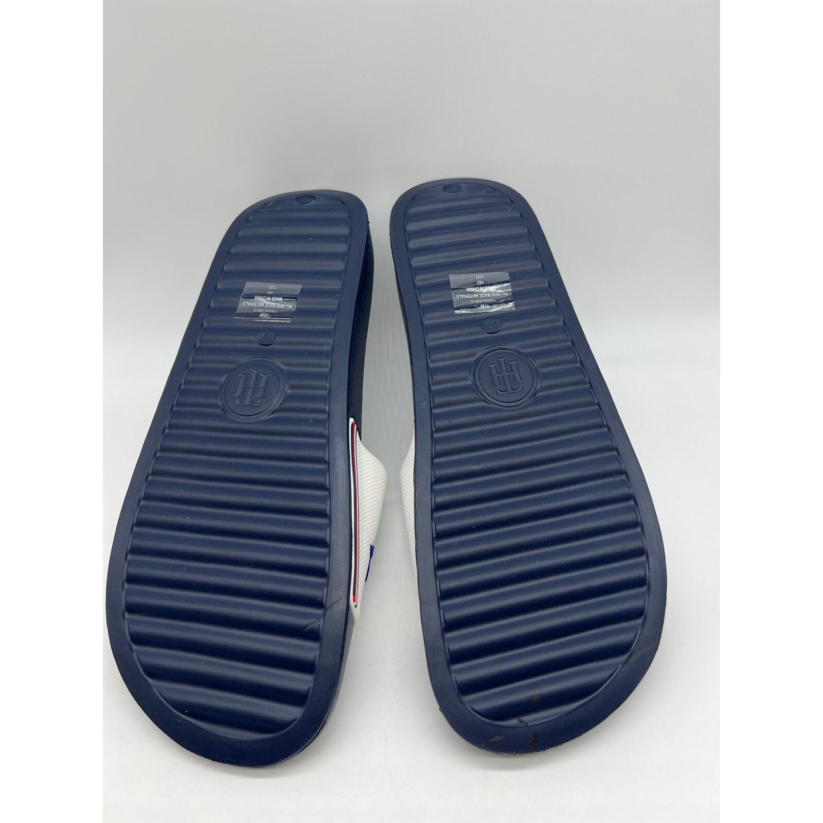 Tommy Hilfiger Tommy Hilfiger Men's Blue White Slide Sandal Slipper Size 11 Size US 11 / EU 44 - 10 Thumbnail