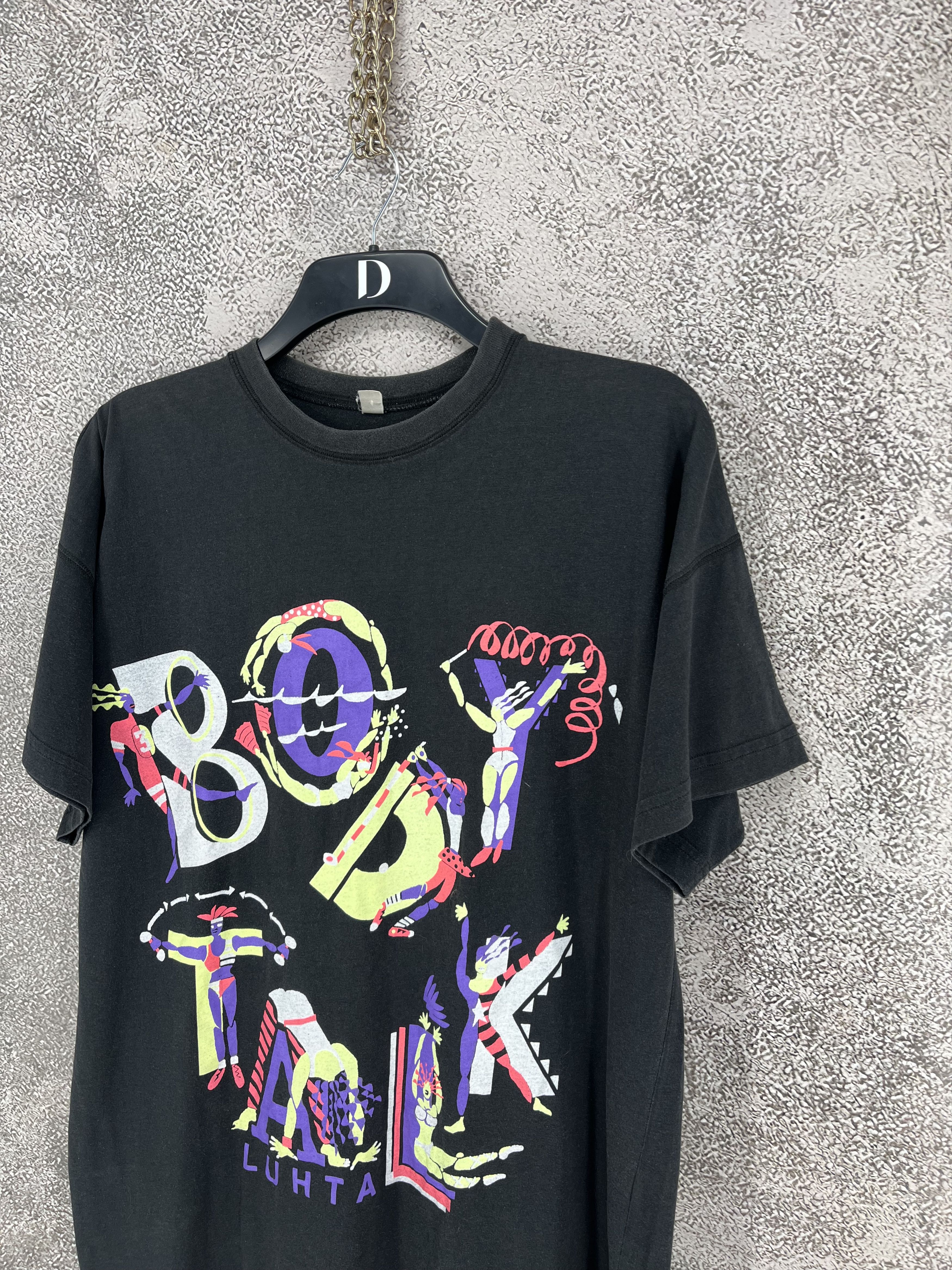 Vintage vintage 90s body talk graphic retro fitness abstraction Size US M / EU 48-50 / 2 - 3 Thumbnail