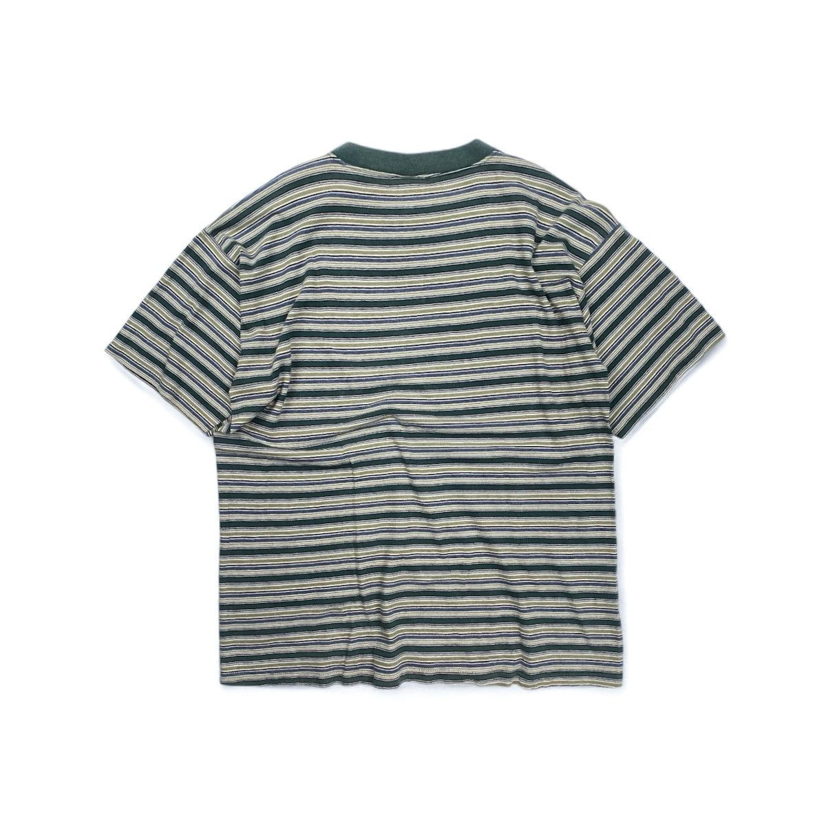 Hang Ten Vintage 90s HANG TEN Grunge Nirvana Striped Pocket Tee Size US L / EU 52-54 / 3 - 2 Thumbnail