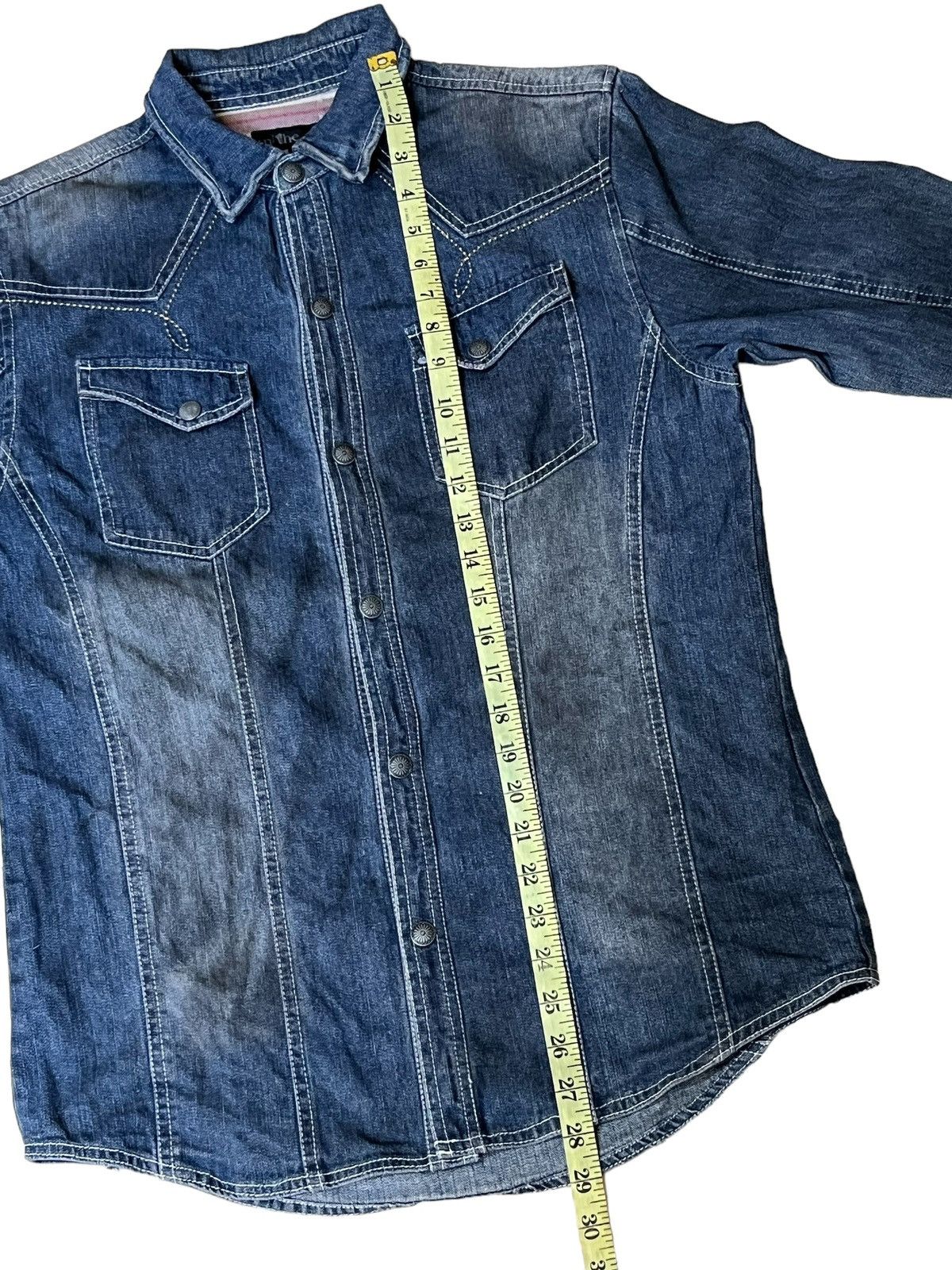 In The Attic SICK🔥IN THE ATTIC VIRGINIA BEACH BUTTON UP DENIM SHIRT Size US M / EU 48-50 / 2 - 12 Thumbnail