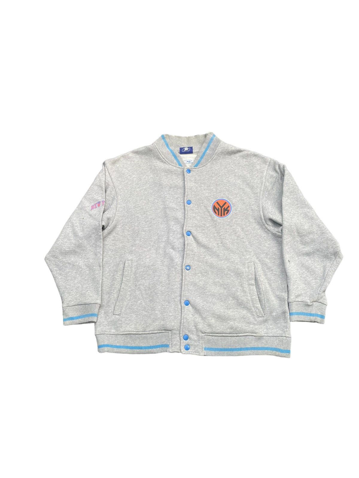 NBA Reebok New York Knicks Button down Crewneck Size US L / EU 52-54 / 3 - 1 Thumbnail