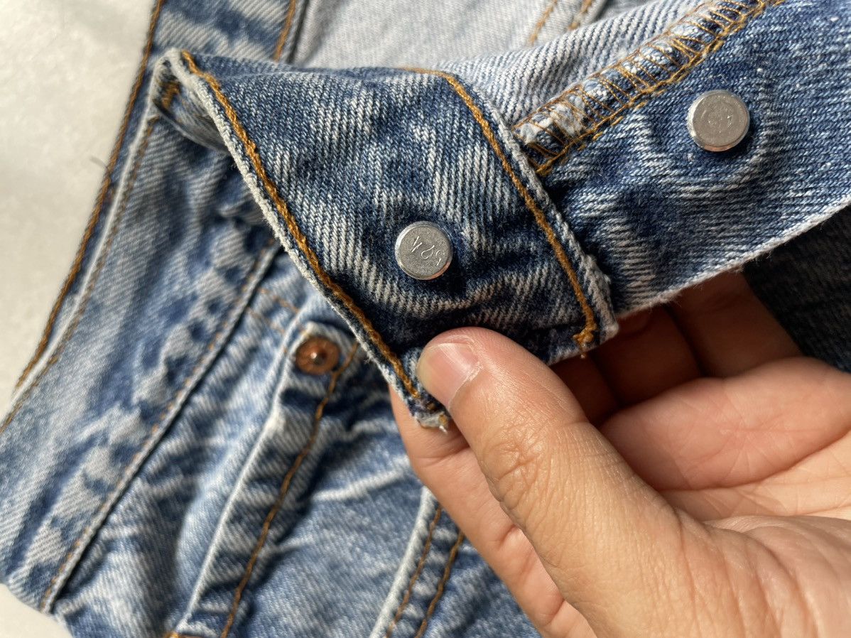 Levi's Vintage 80s Levis 501 light blue washed Jeans 32x30 Size US 32 / EU 48 - 7 Thumbnail