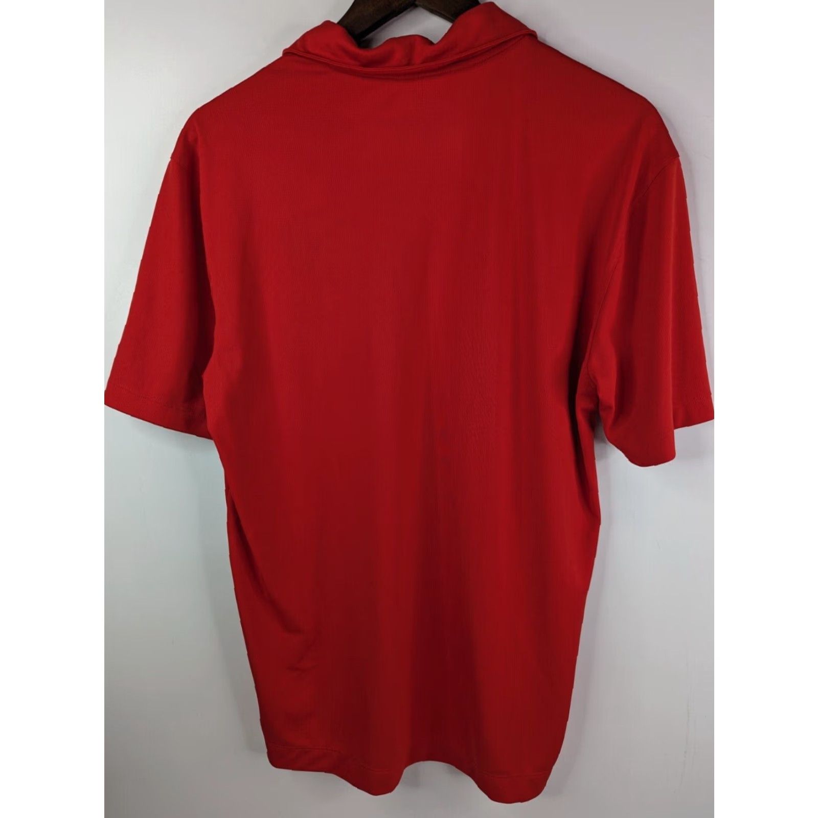 Nike Nike Golf Polo Shirt CANE RUN ESTATE ORIGINAL RUM Red 637167 M Nike Dri-Fit Men Short Sleeve Collared Polo Shirt Golf 100% Polyester Size M Red Size US M / EU 48-50 / 2 - 5 Thumbnail