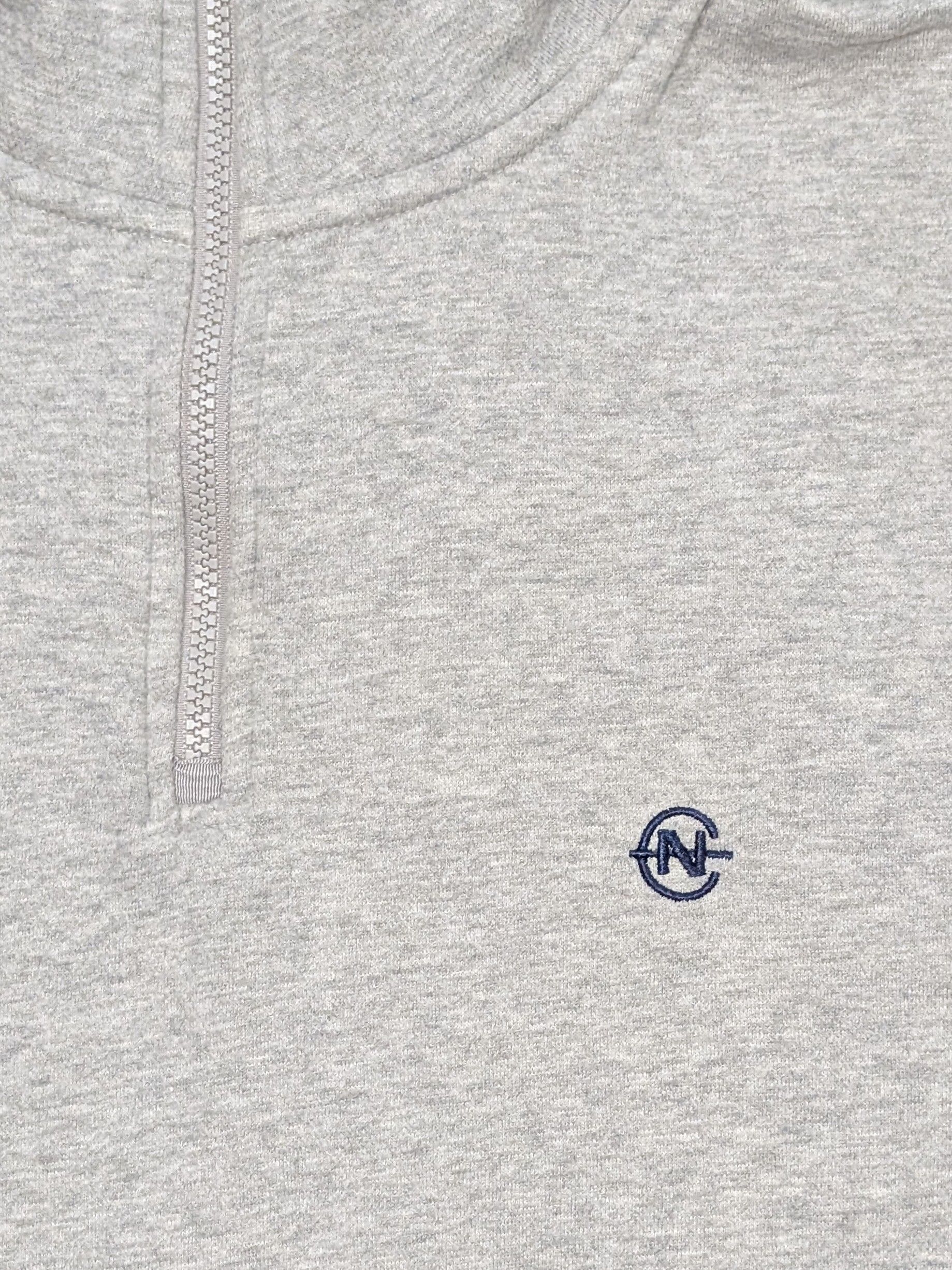 Nautica Vintage Nautica grey quarter zip sweatshirt - SIZE XL Size US XL / EU 56 / 4 - 2 Thumbnail