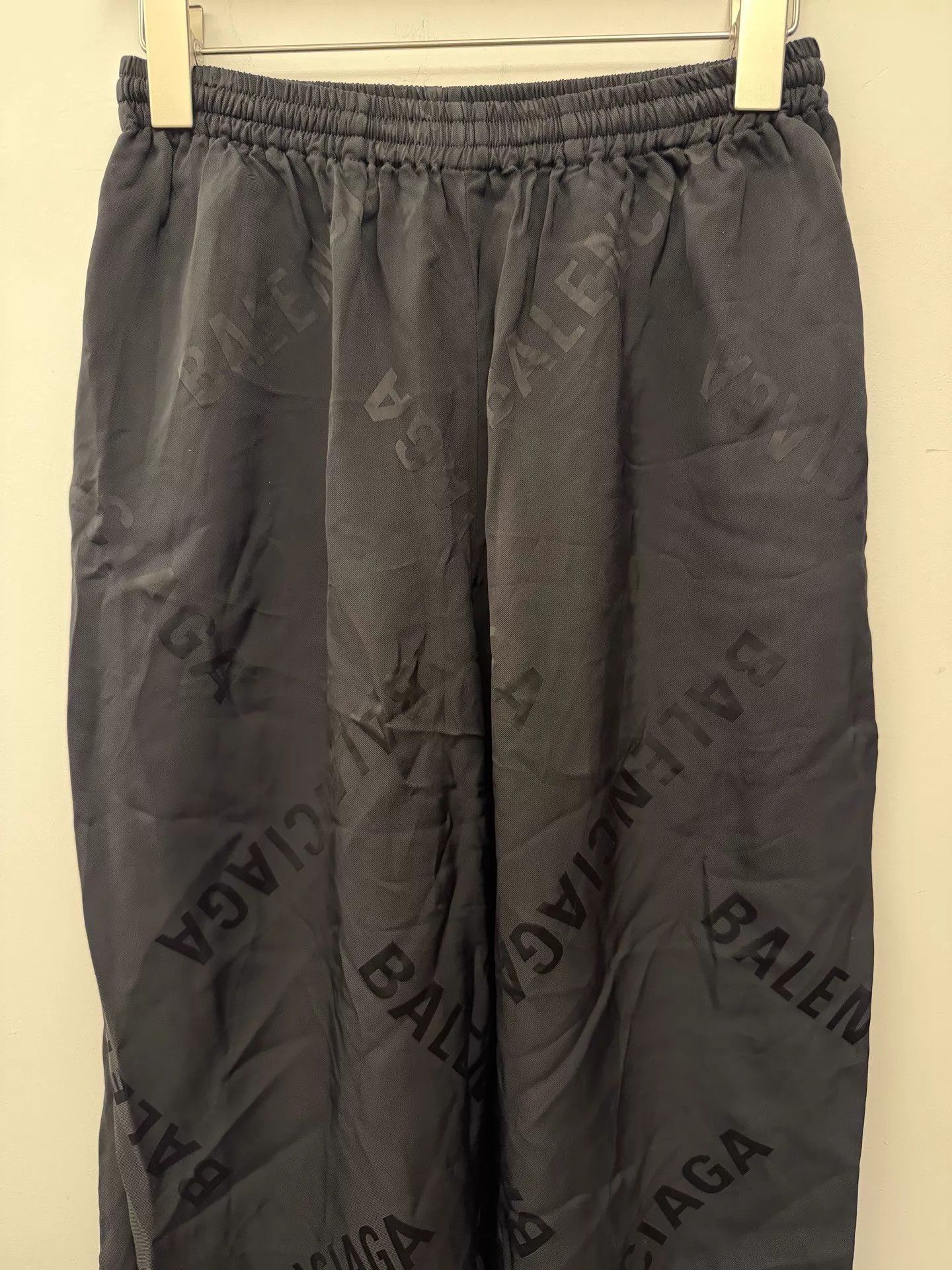 Balenciaga Balenciaga Mid-Waist Logo All-Over Jacquard Pants 34 New Size 24" / US 00 / IT 34 - 3 Thumbnail