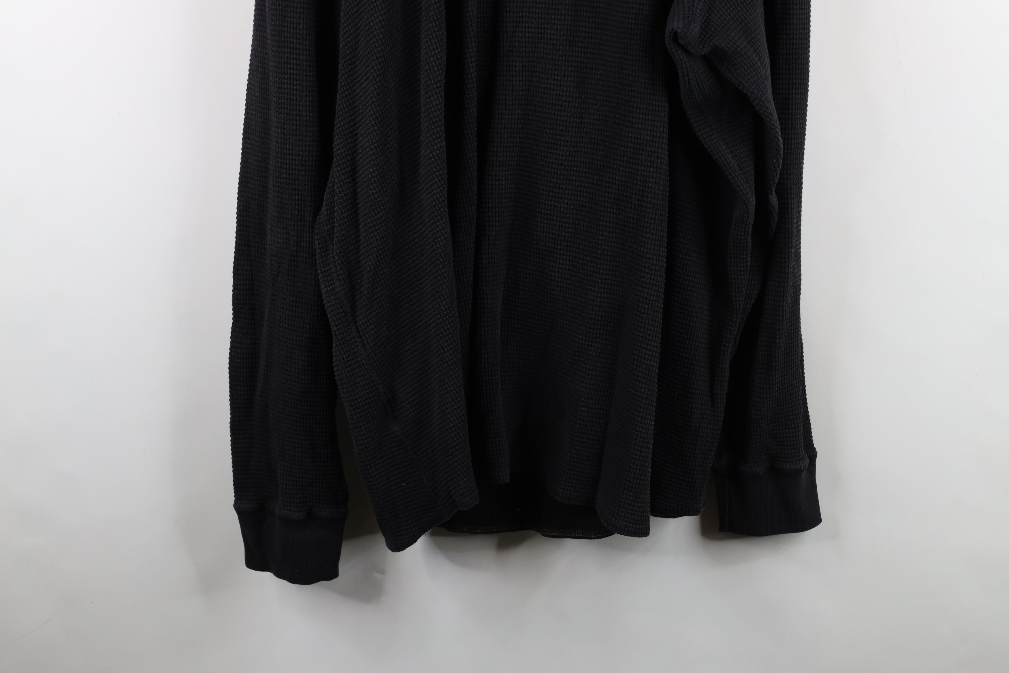 Eddie Bauer Vintage Eddie Bauer Waffle Knit Long Sleeve T-Shirt Black Size US XXL / EU 58 / 5 - 11 Thumbnail