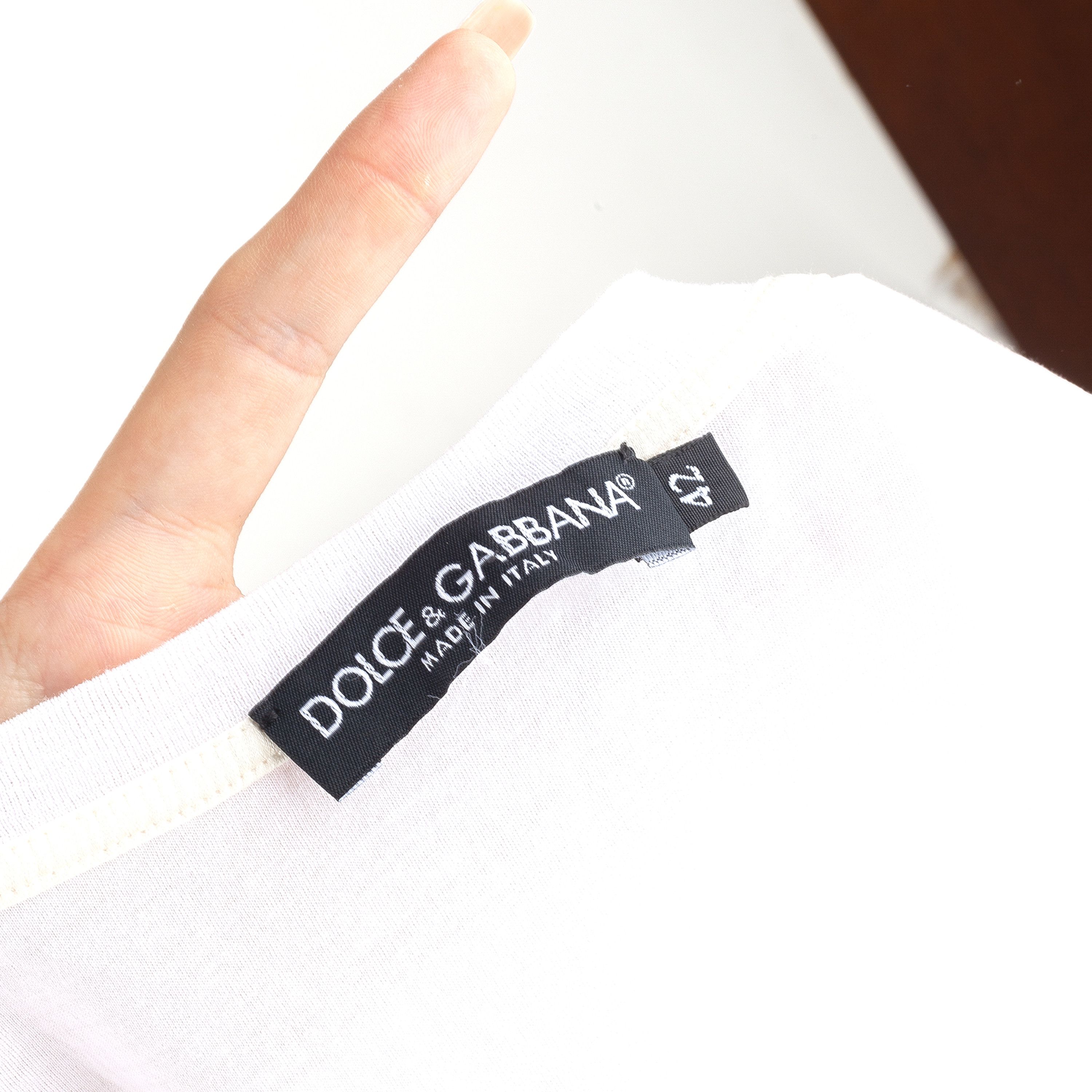 Dolce & Gabbana Dolce & Gabbana Vintage Marilyn Monroe White Top (M) Size M / US 6-8 / IT 42-44 - 4 Thumbnail