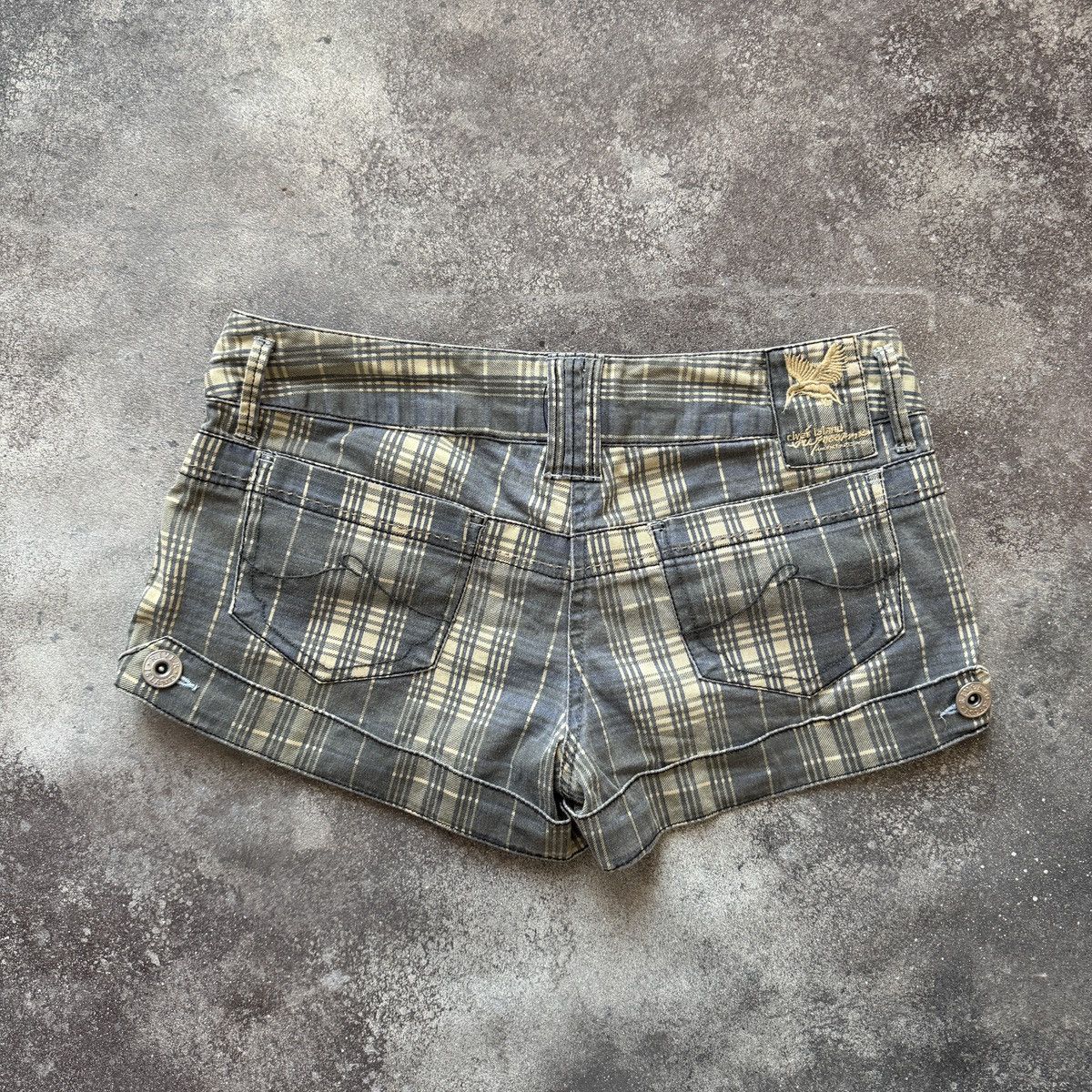 Hysteric Glamour River Island 2000’s Vintage Y2K Grunge Punk Mini Shorts Size 27" / US 4 / IT 40 - 6 Thumbnail