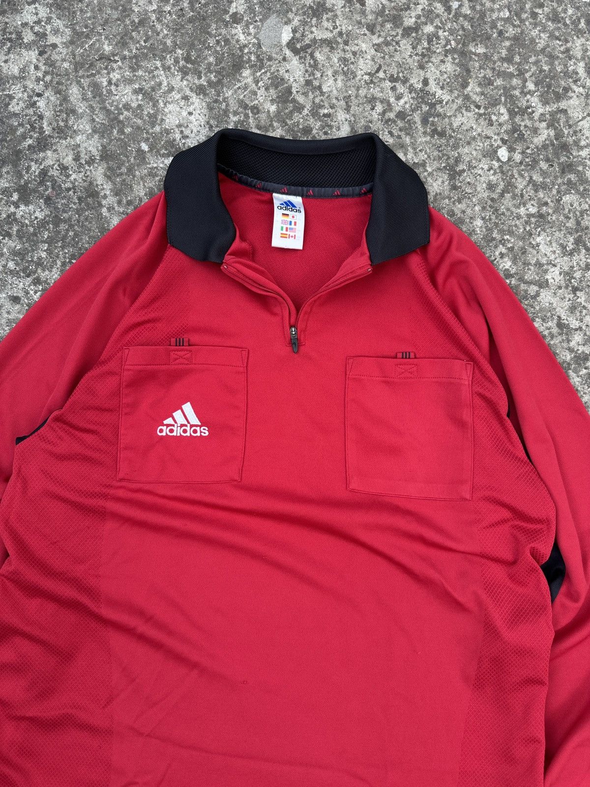 Adidas × Vintage Y2K Vintage Adidas Jersey Streetwear Rare Casual Logo L Rare Size US L / EU 52-54 / 3 - 2 Thumbnail