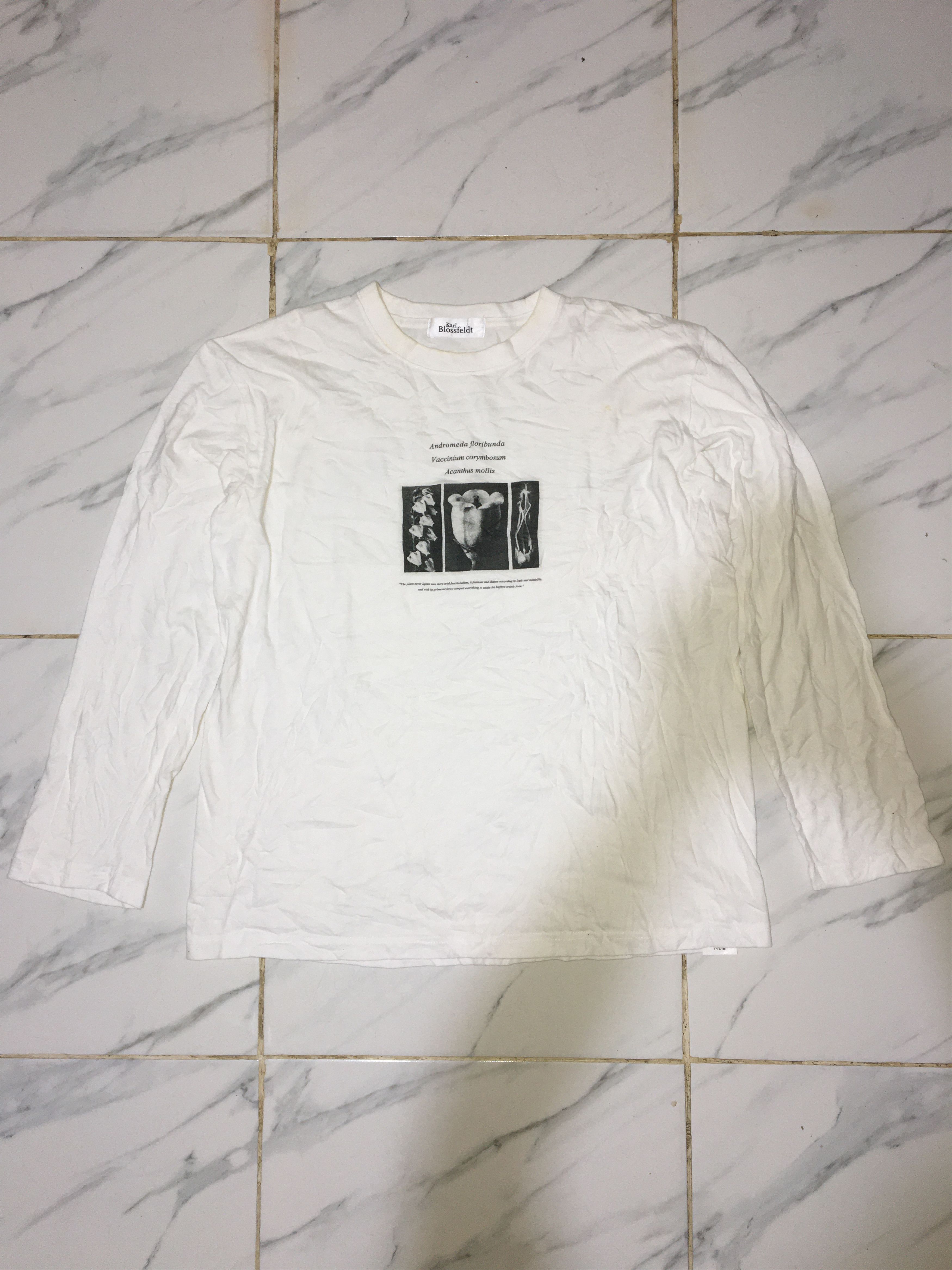 Karl Blossfeldt Long Sleeve Size Free Tshirt