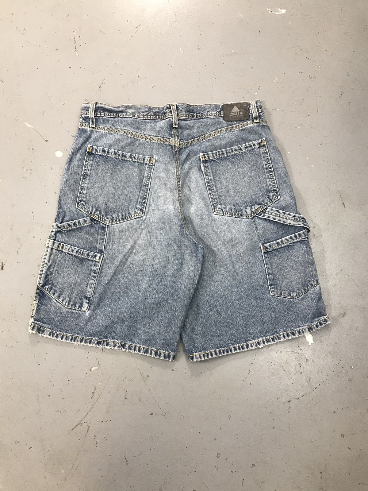 Levi's × Vintage Vintage Levi’s Strauss & co silver tab carpenter denim short Size US 38 / EU 54 - 2 Thumbnail