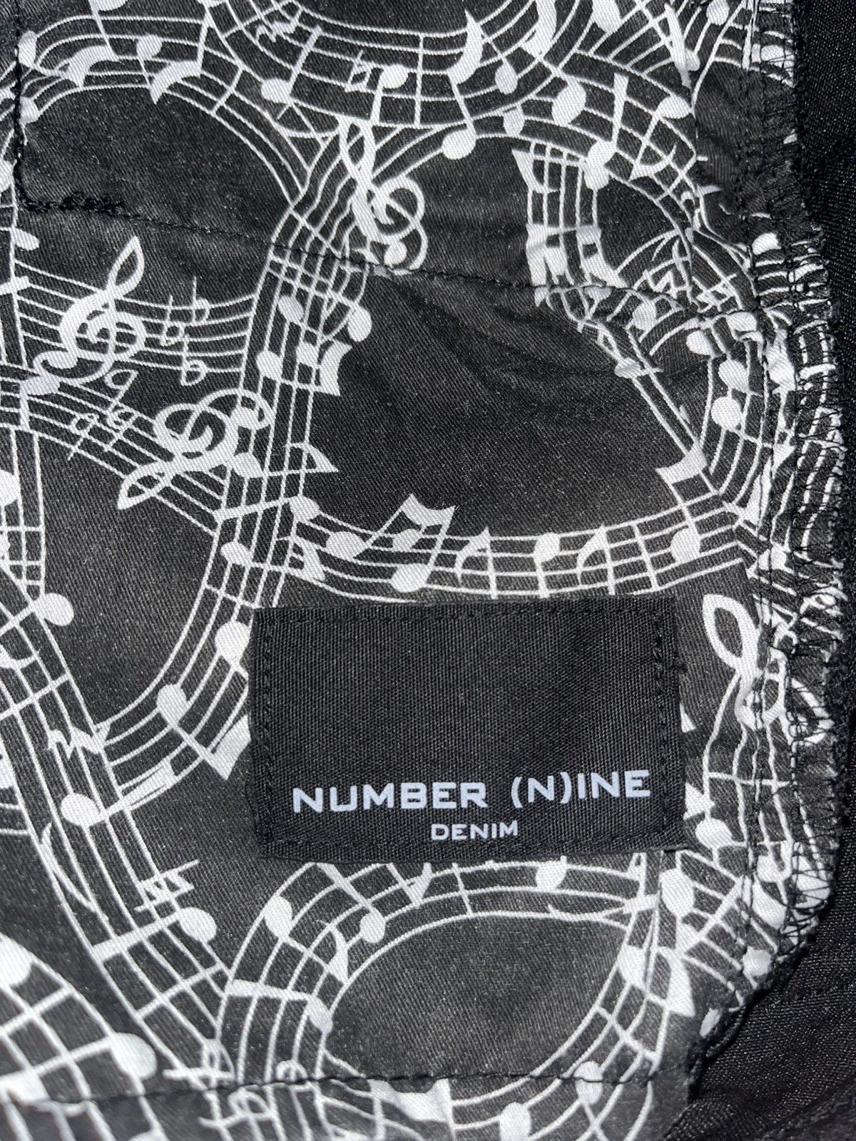 Number (N)ine Number (N)ine Black Paint Splatter Denim Jeans Size US 31 - 5 Thumbnail