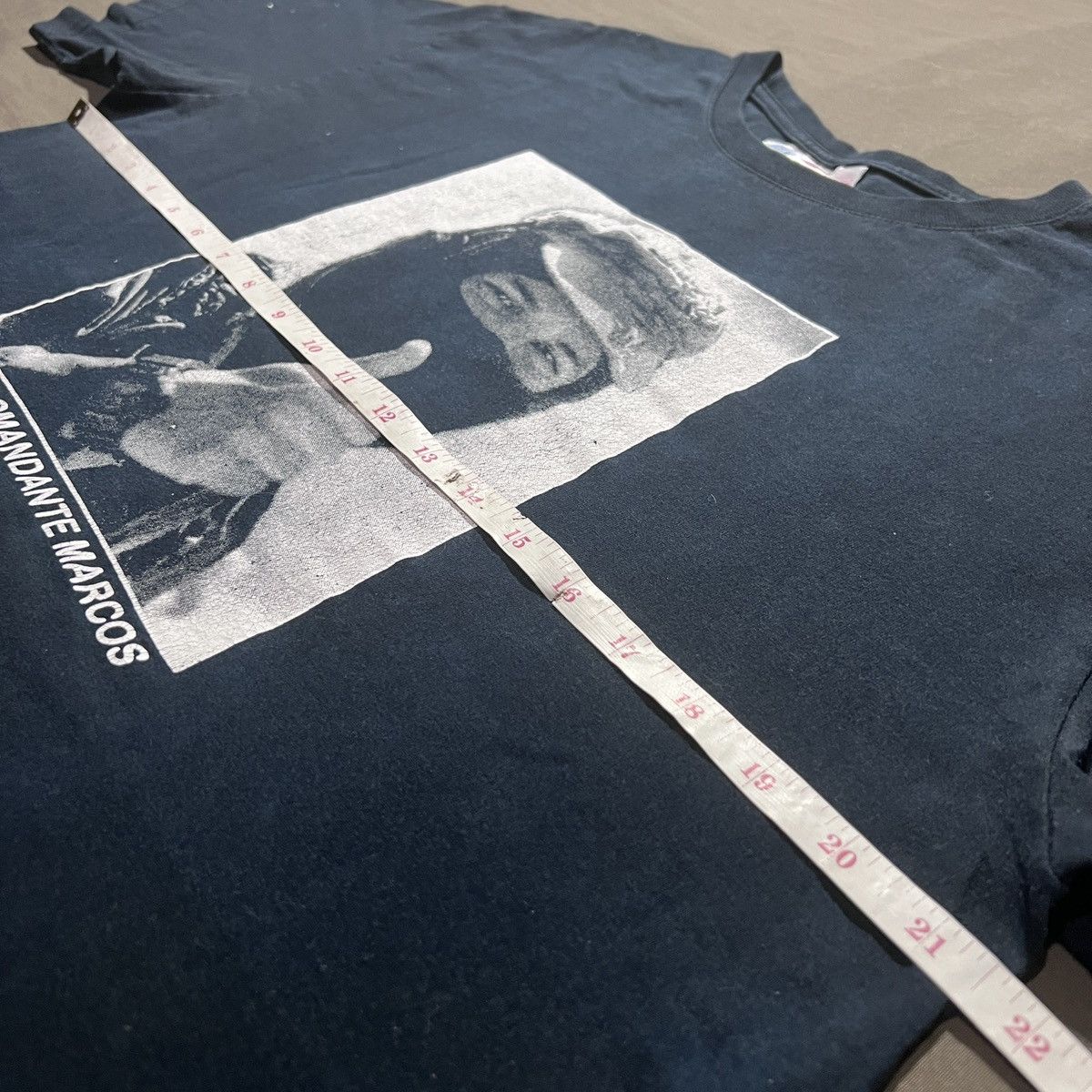Rage Against The Machine Vtg Subcomandante Marcos EZLN Zapatista Liberation Faded Size US L / EU 52-54 / 3 - 12 Thumbnail