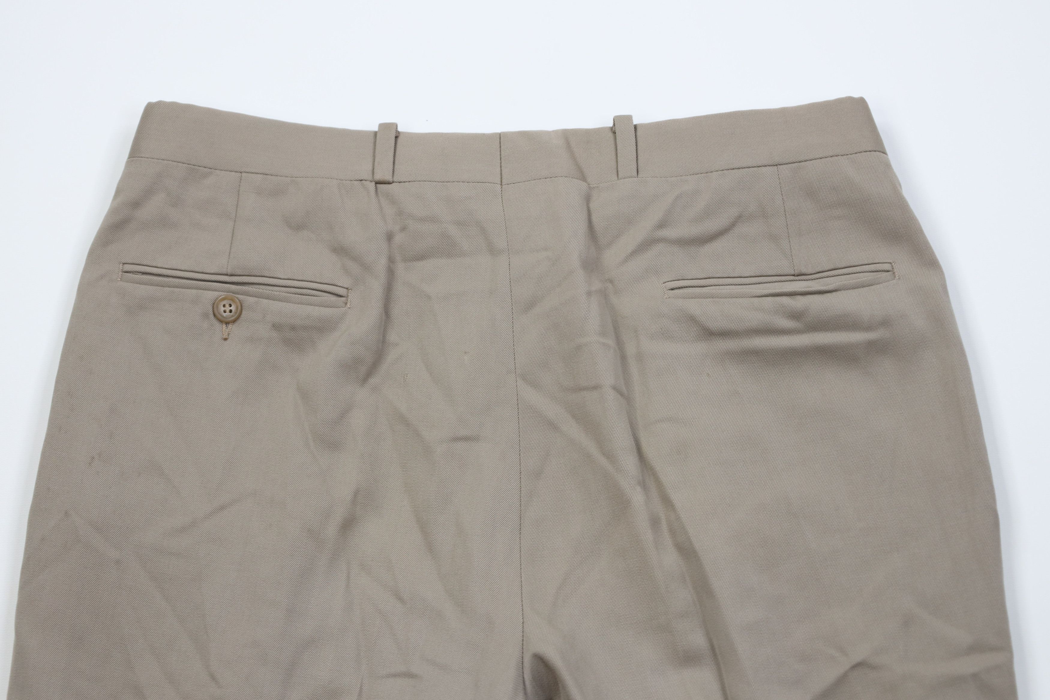 Vintage Vintage 70s Streetwear Rayon Gabardine Wide Leg Chino Pants Size US 34 / EU 50 - 12 Thumbnail