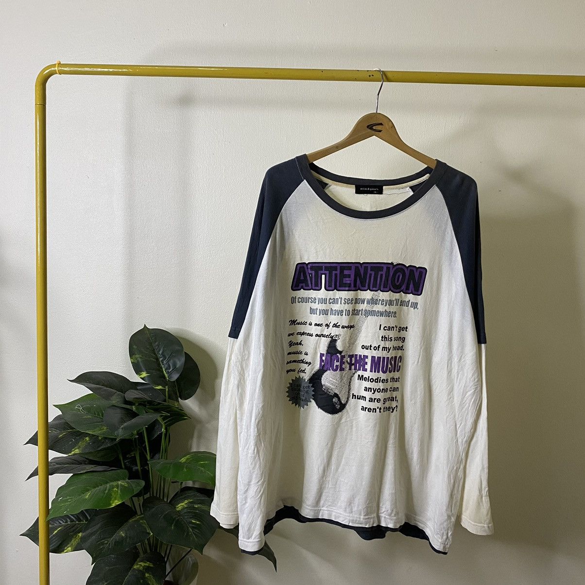 If Six Was Nine MindGames Face The Music Hysteric Glamour Style LS T Shirt Size US XL / EU 56 / 4 - 1 Thumbnail