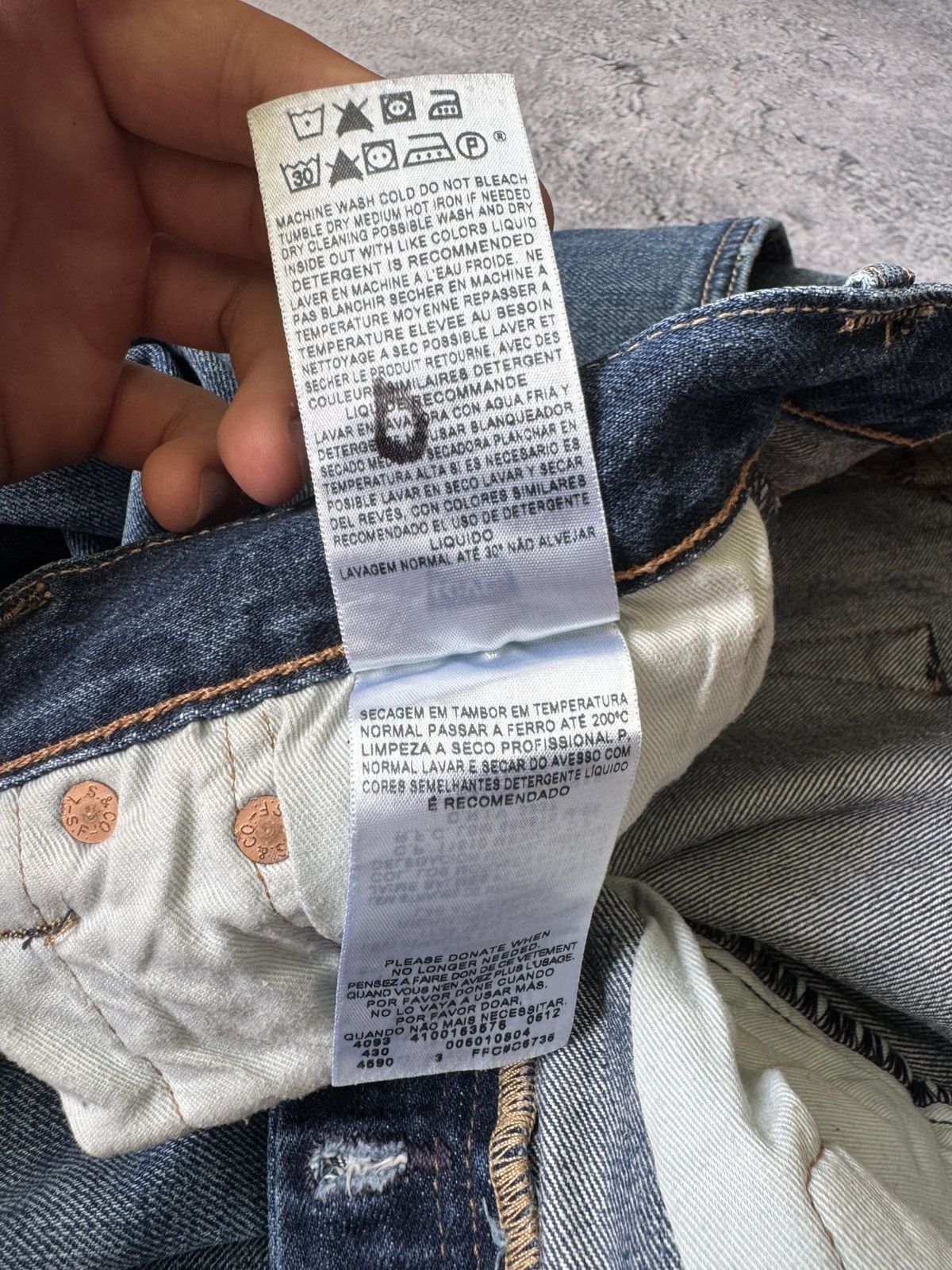 Levi's × Vintage Levis 501 Vintage Denim Jeans Size W34 L30 Size US 34 / EU 50 - 12 Thumbnail