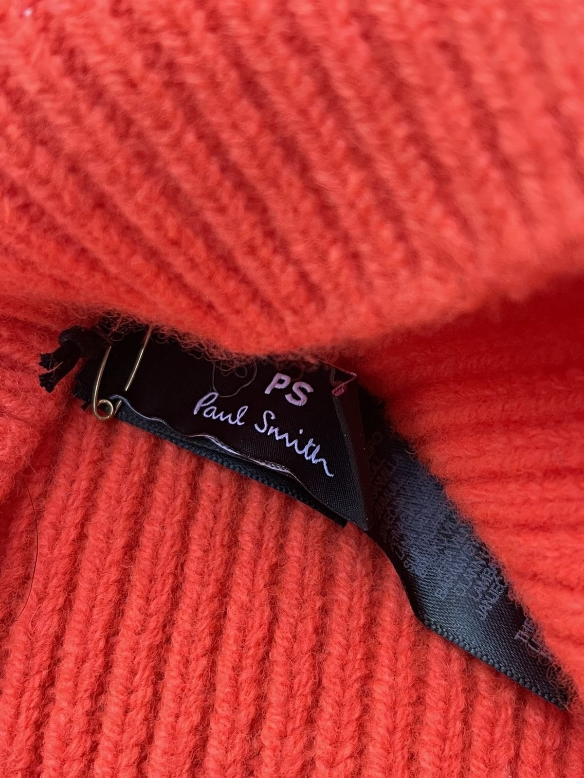 Paul Smith !DS! AW22 Paul Smith Orange Lambswool Balaclava Size ONE SIZE - 8 Thumbnail