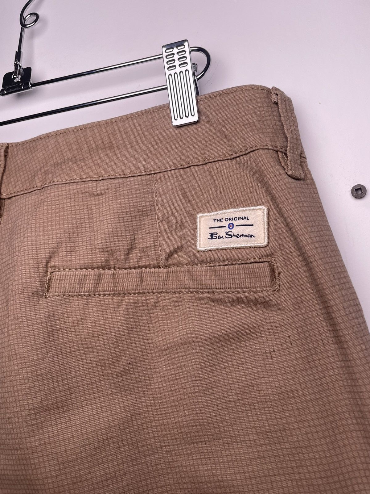 Ben Sherman Ben Sherman Slim Fit Stretch Chino Pants Beige 32x32 Size US 32 / EU 48 - 4 Thumbnail