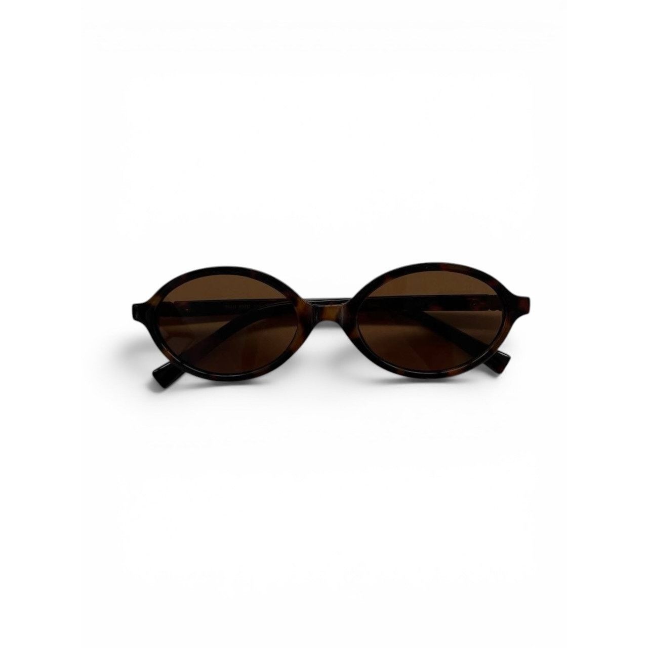 Miu Miu Miu Miu Oval Tortoiseshell Sunglasses Size ONE SIZE - 3 Thumbnail