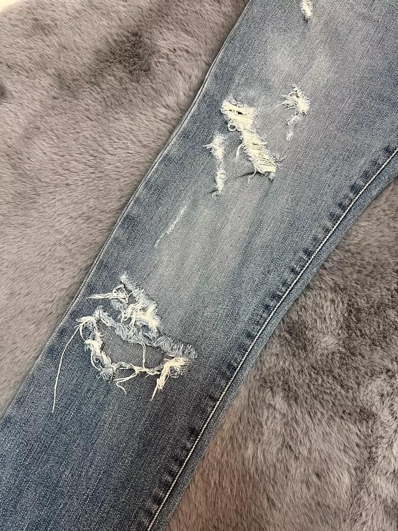 Saint Laurent Paris Saint Laurent 15 Fall/Winter Blue Washed Wrecking Jeans 250 Size US 30 / EU 46 - 6 Thumbnail