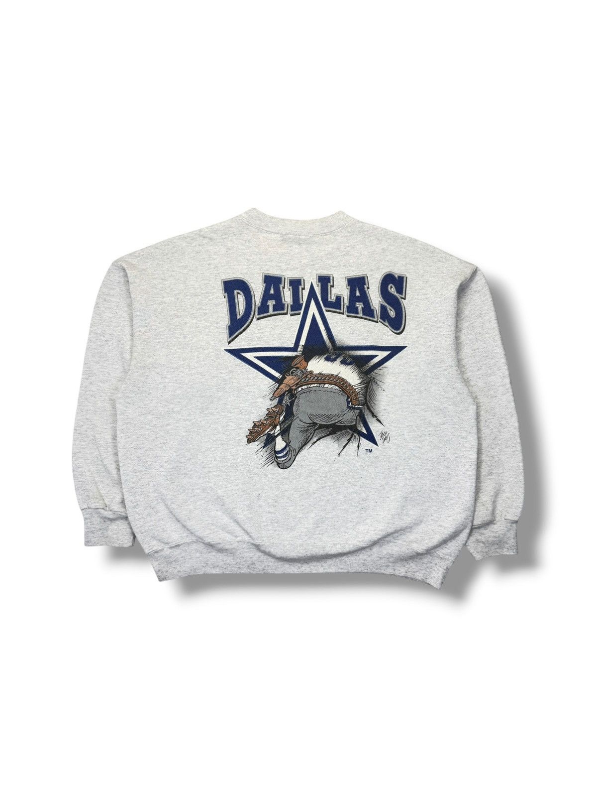 NFL Vintage 90’s Dallas Cowboys Nutmeg Sweater Size US XL / EU 56 / 4 - 7 Thumbnail