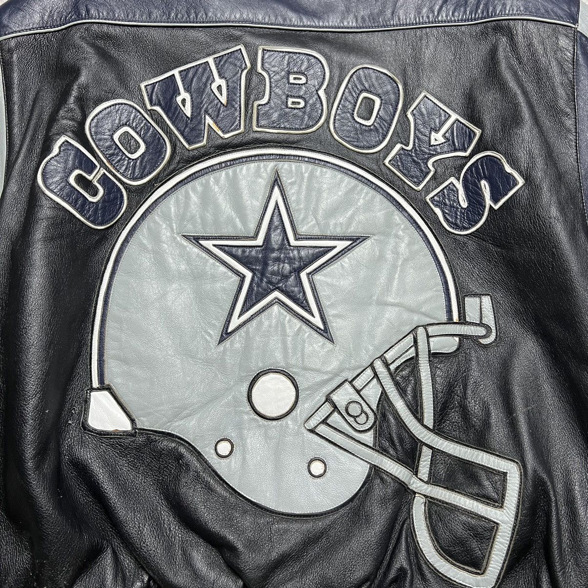 Jeff Hamilton × NFL Jeff Hamilton NFL Cow Boy Virsity Leather Bomber Jacket Size US L / EU 52-54 / 3 - 6 Thumbnail