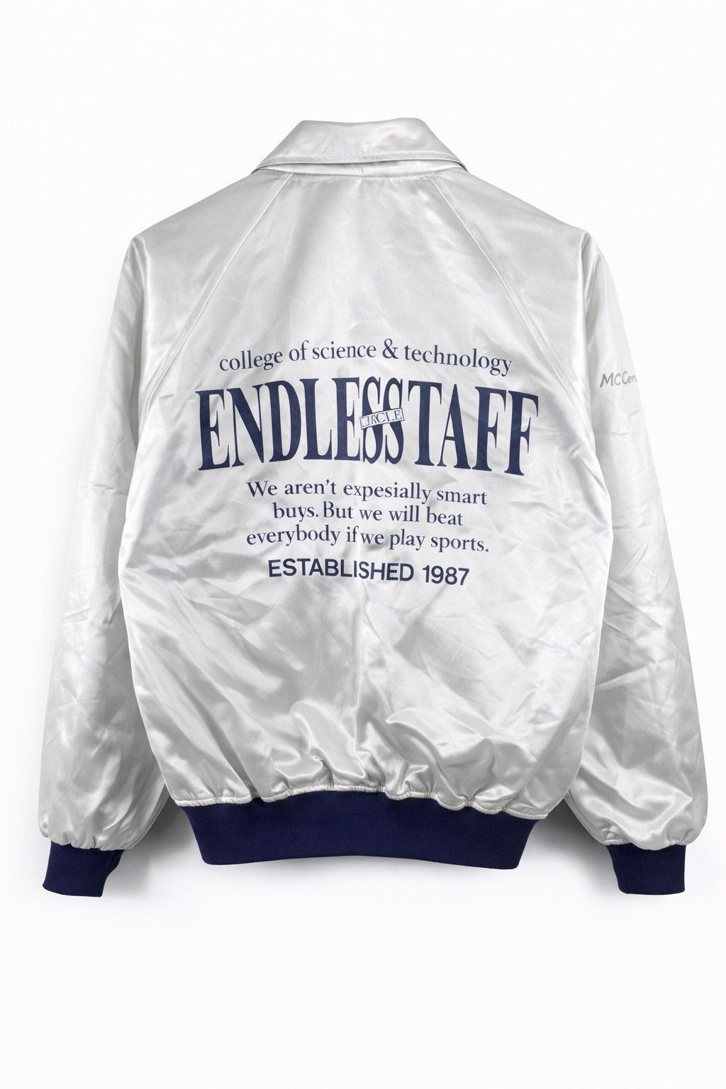 Vintage Endlessstaff Reversible Satin Jacket Science & Technology” Size US S / EU 44-46 / 1 - 4 Thumbnail