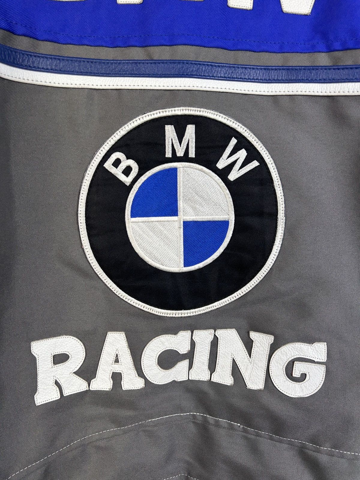 BMW Vintage BMW Racing Michelin Goodyear Leather Inserts Jacket Size US M / EU 48-50 / 2 - 8 Thumbnail