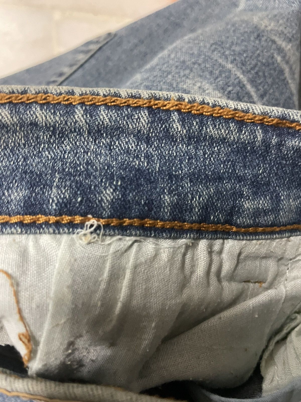 Japanese Brand 💥Rare💥Vintage Japanese Flora Art Embroidery Bootcut Jean Size 32" / US 10 / IT 46 - 8 Thumbnail
