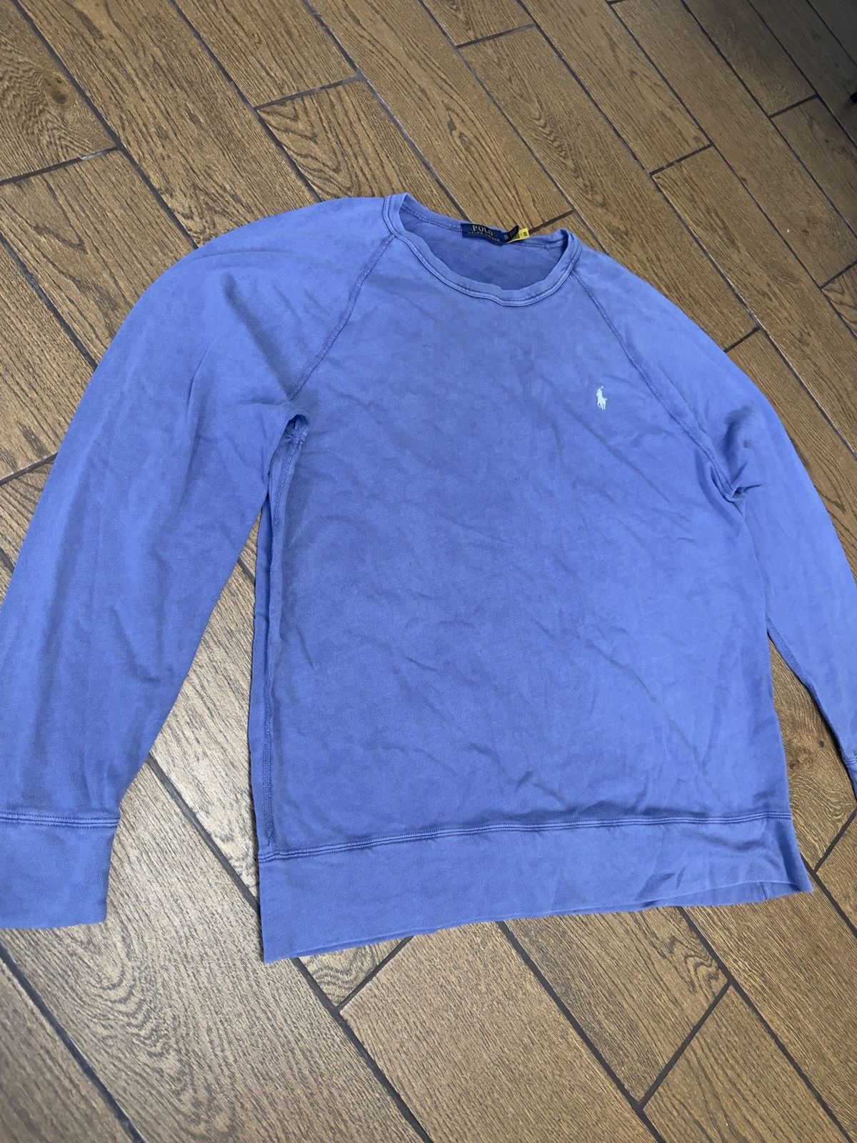 Japanese Brand × Polo Ralph Lauren Vintage Polo Ralph Lauren distressed cotton sweatshirt Size US XL / EU 56 / 4 - 2 Thumbnail