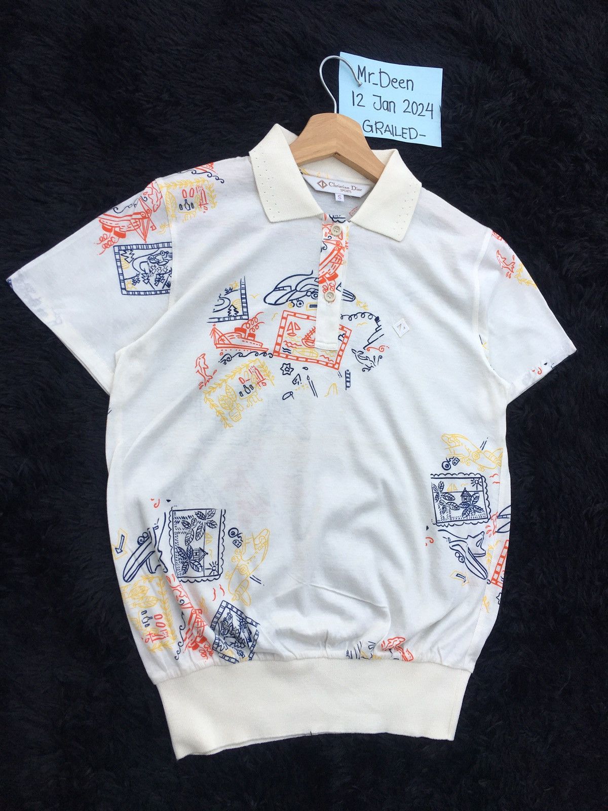 Christian Dior Monsieur Rare Vintage Christian Dior Collar Shirt Size US S / EU 44-46 / 1 - 2 Thumbnail
