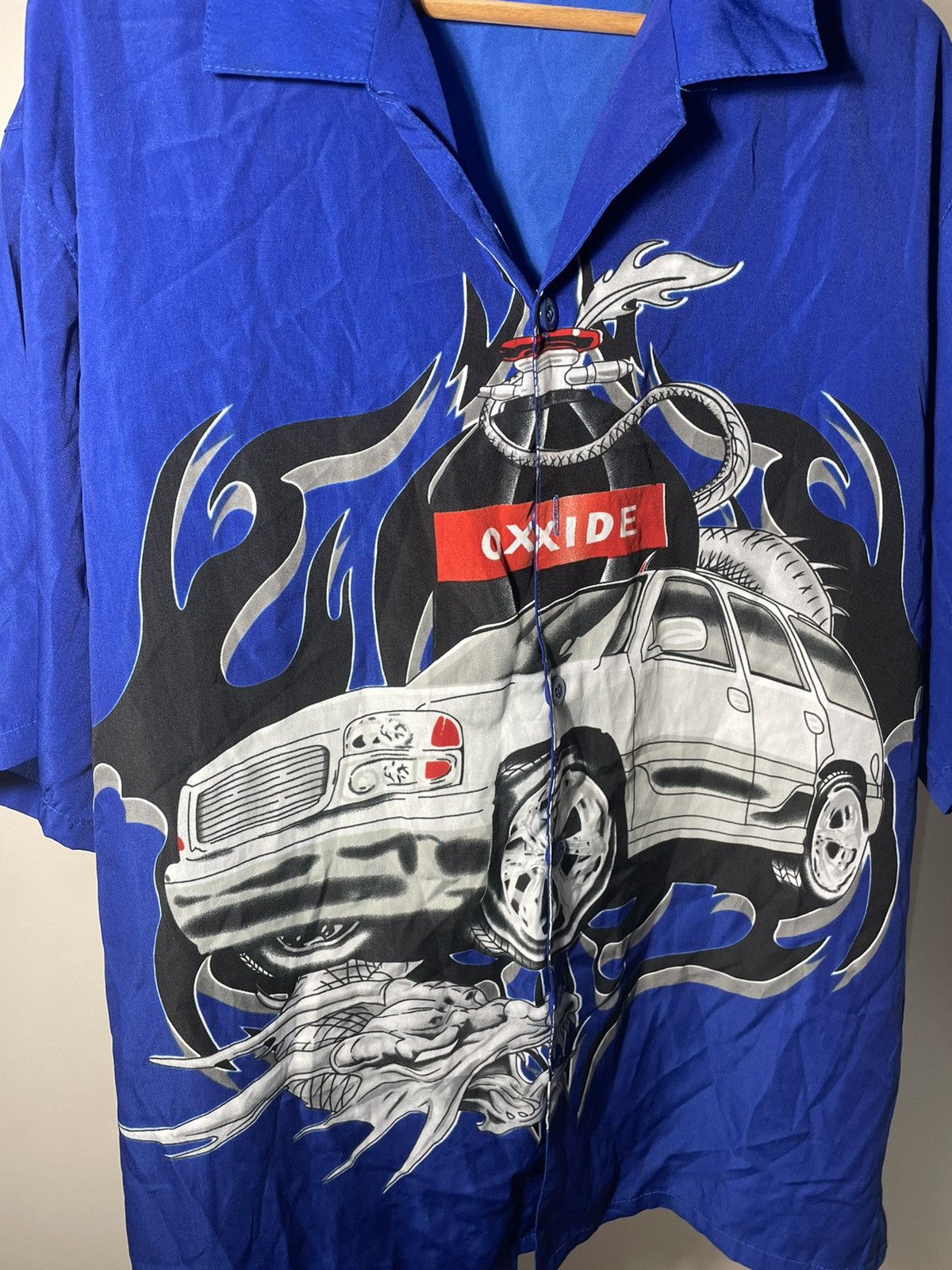 Other Vintage racing rap moto button up shirt Size US XL / EU 56 / 4 - 2 Thumbnail