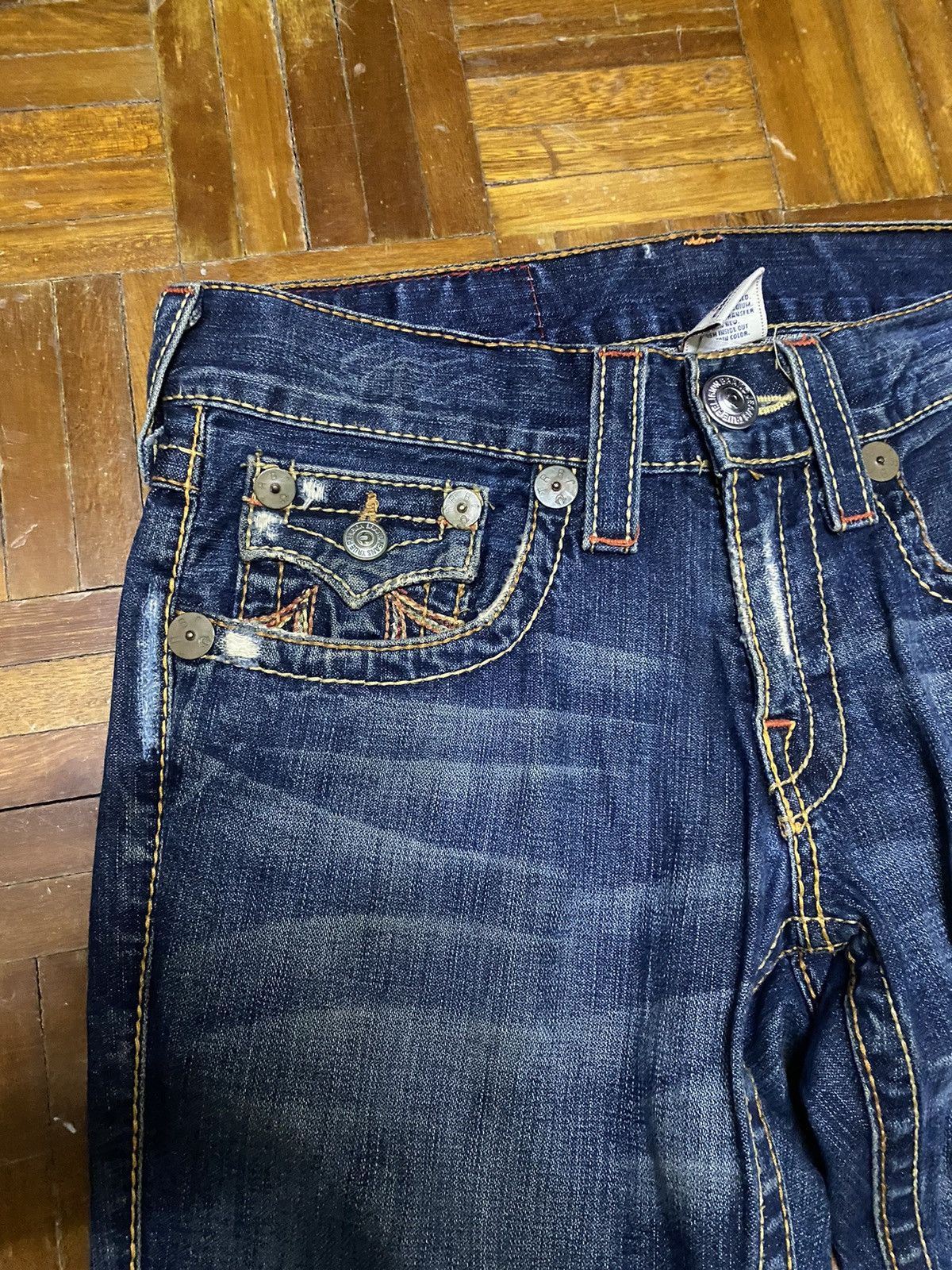 True Religion × Vintage Jean True Religion Baggy Size US 33 - 7 Thumbnail