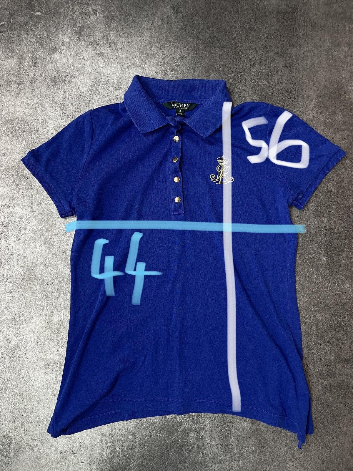 Polo Ralph Lauren 🔥Offers🔥Ralph Lauren Polo Tee Luxury Gold Logo Size S / US 4 / IT 40 - 9 Thumbnail