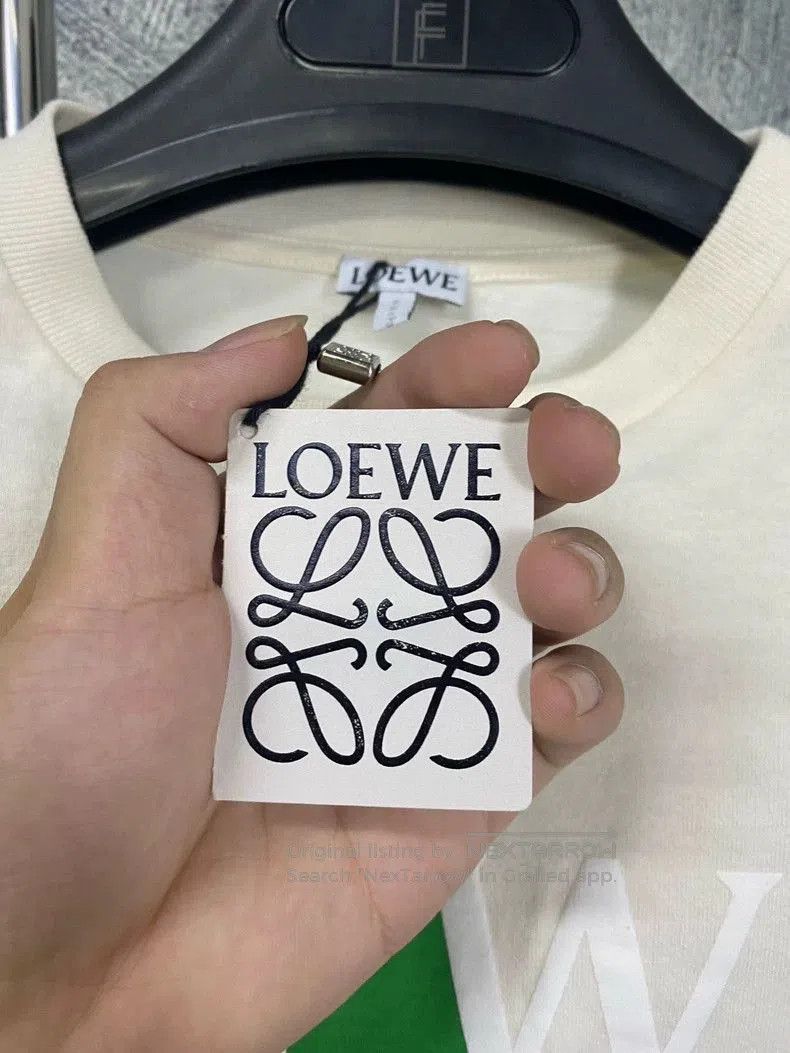 Loewe Loewe White Logo Short Sleeve Top. Size US XS / EU 42 / 0 - 4 Thumbnail
