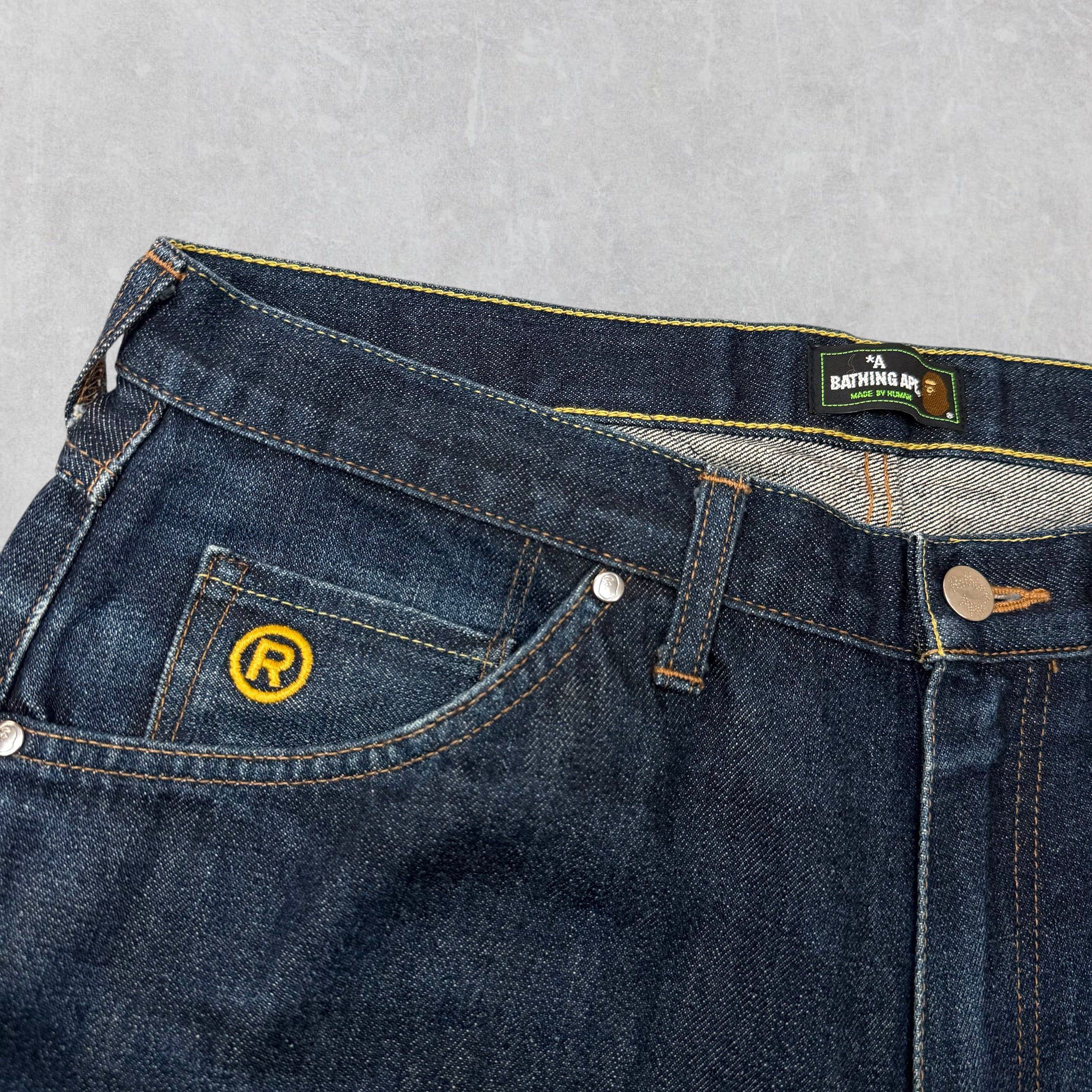 Bape Bape Spell Out Denim L Size US 34 / EU 50 - 3 Thumbnail