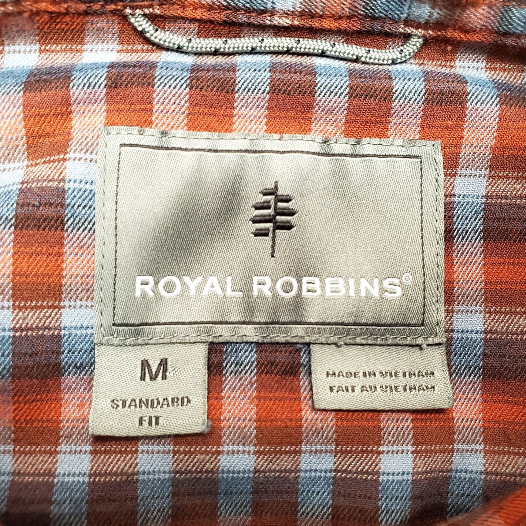 Royal Robbins VINTAGE Royal Robbins Shirt Mens M Red Plaid Performance Stretch Outdoors Size US M / EU 48-50 / 2 - 5 Thumbnail