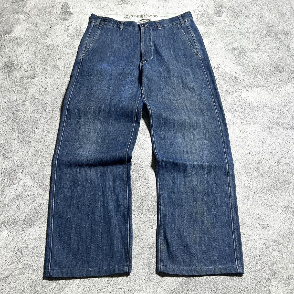 Stone Island Vintage 90s Stone Island Denim Pants Size US 34 / EU 50 - 3 Thumbnail