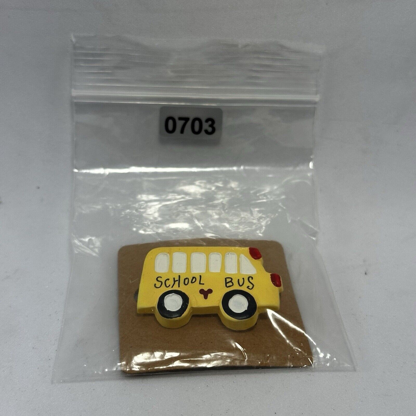 Other Teacher School Bus Yellow Brooch Pin Button Appreciation Size ONE SIZE - 6 Thumbnail