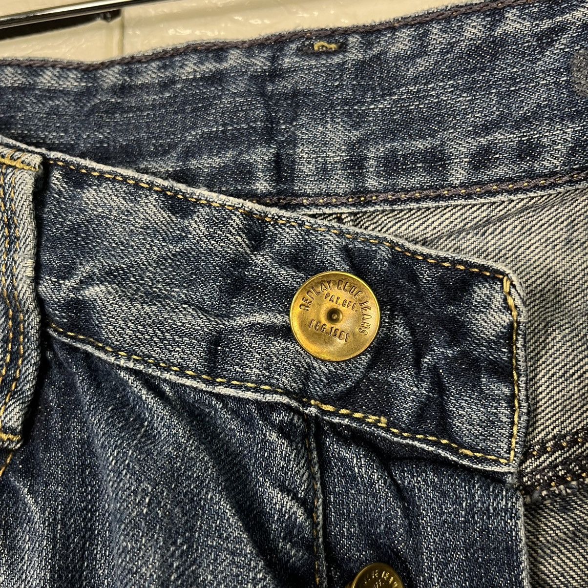 Replay Vintage Replay Tredmark Italy Blue Denim Jeans Size US 30 / EU 46 - 19 Thumbnail