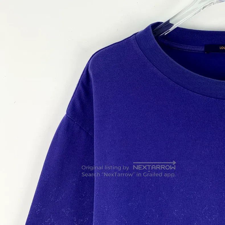Louis Vuitton Louis Vuitton 22 dark blue logo gradient full-print cotton Size US XL / EU 56 / 4 - 3 Thumbnail